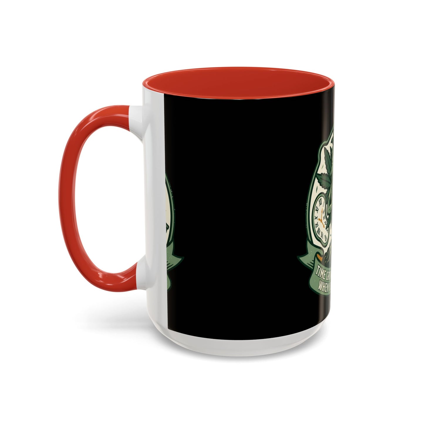 Rooted Wisdom Coffee Mug — "Time Grows Differently When You Are Rooted"