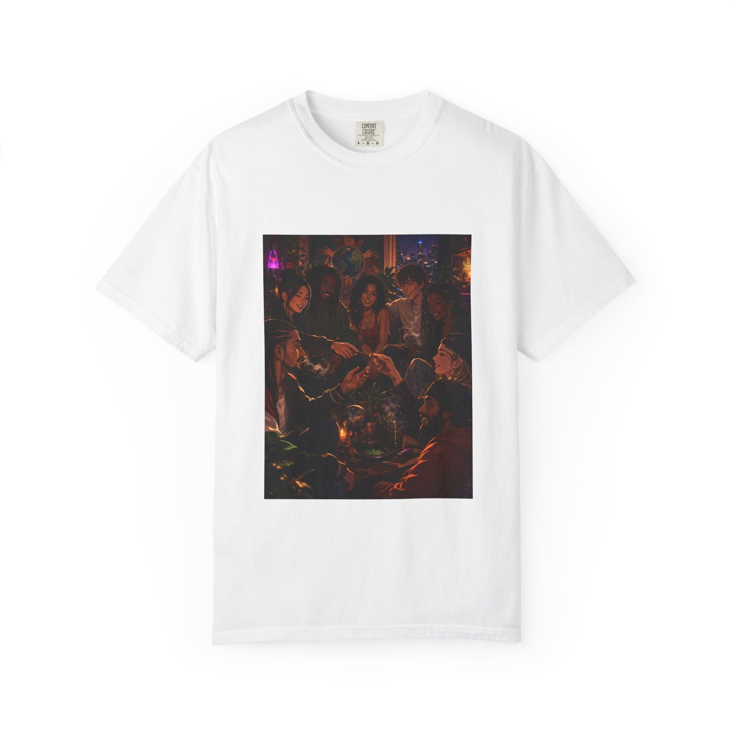 OUR MEMORIES - Vintage Night Party Scene T-Shirt