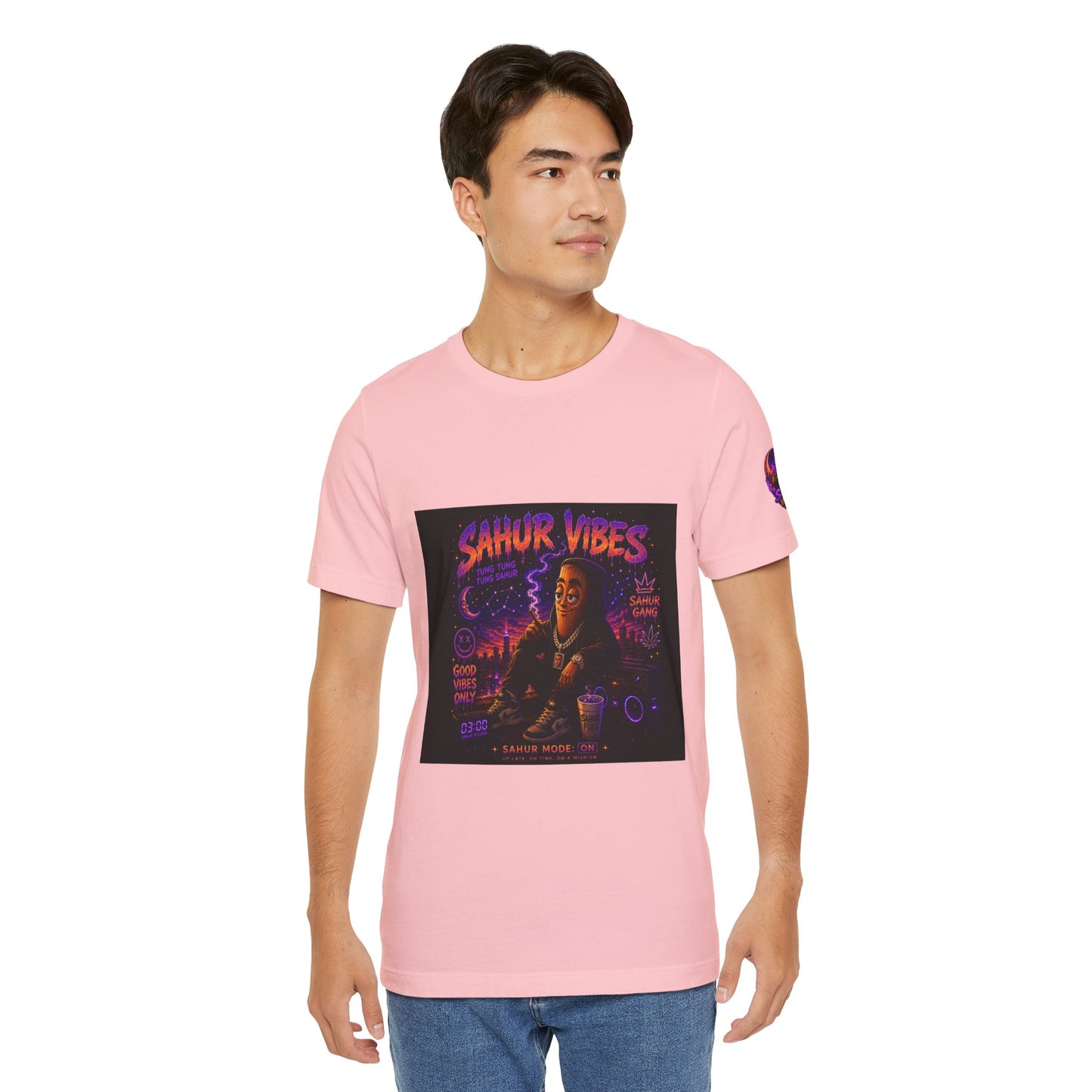 Tung Tung Tung Sahur SOLO Night Smoke DOLO Tee — Urban Chill Cartoon Design