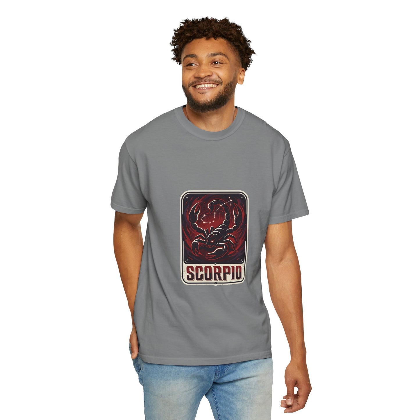 Scorpio Zodiac T-Shirt — Bold Red Scorpion Astrological Tee