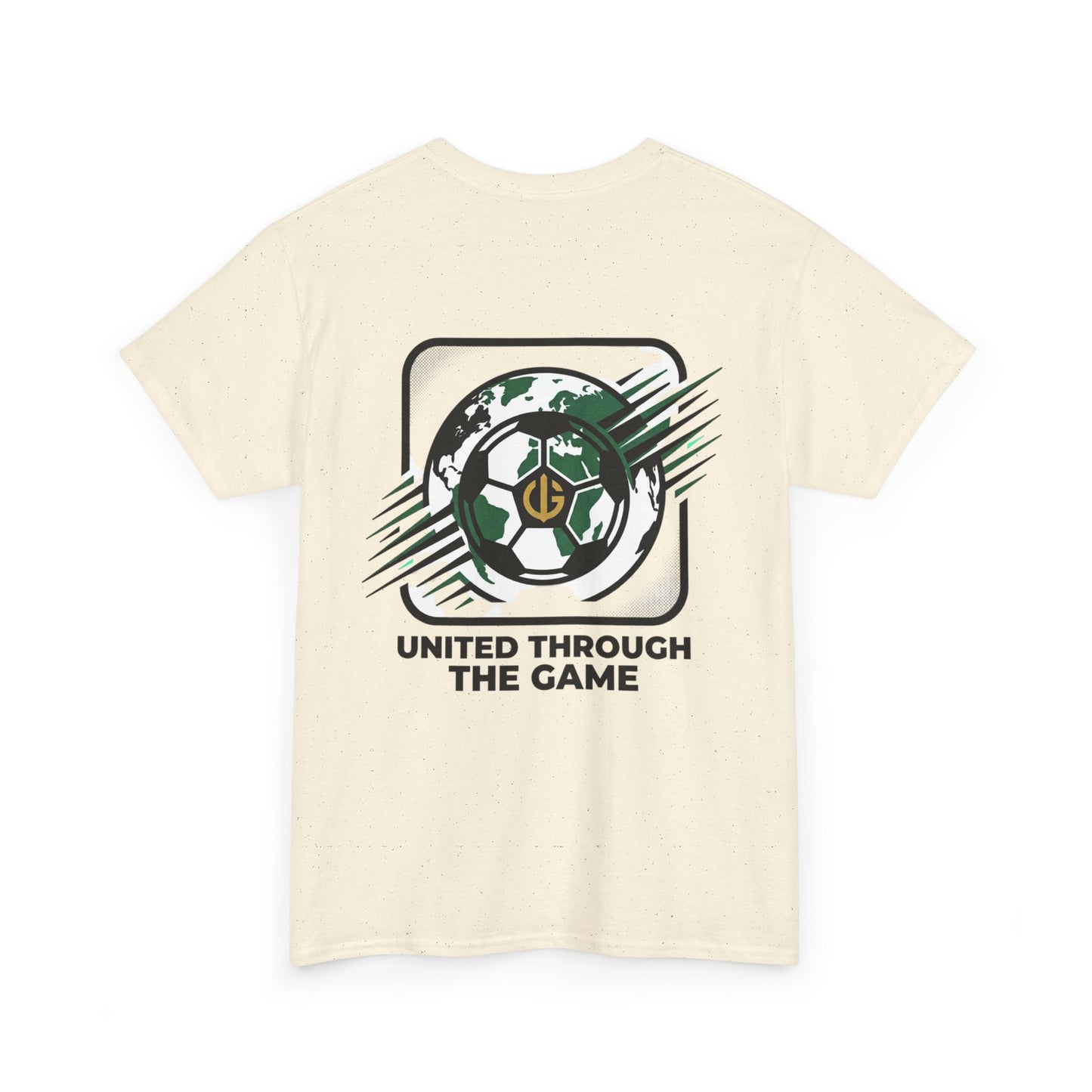 Soccer T-Shirt — "United Through the Game" Graphic Tee