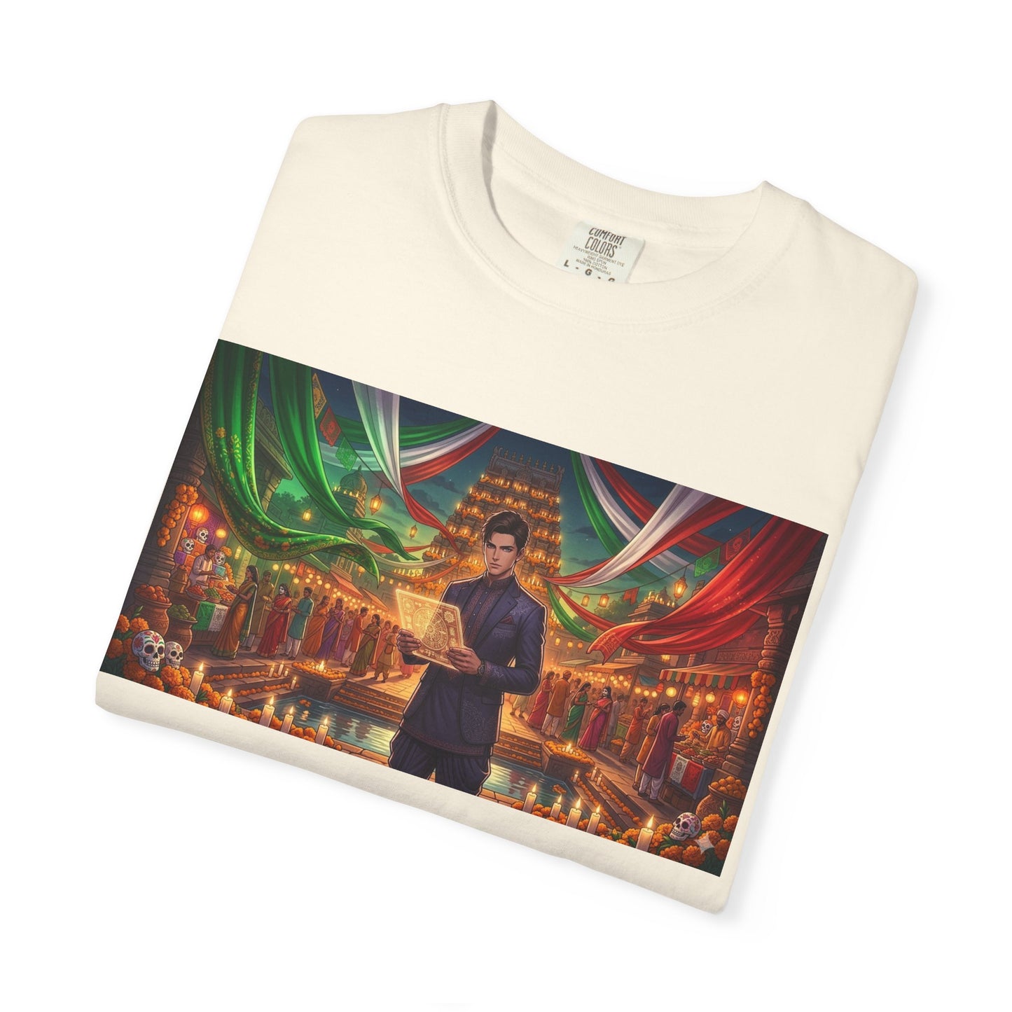 Mexican Festival Night T-Shirt — Cinematic Streets Graphic Tee