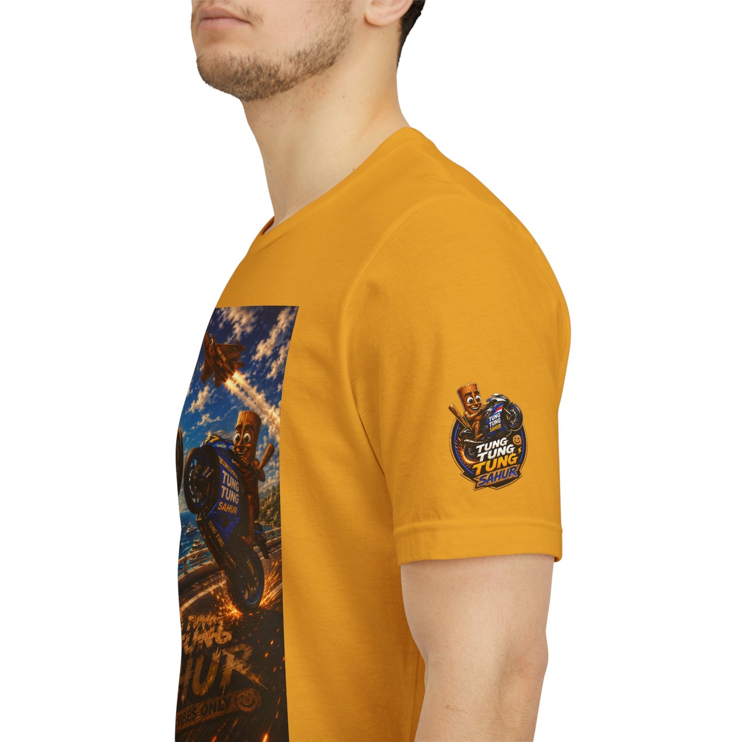 Motorcycle Stunt Tee — Sahara Riders Graphic T-Shirt