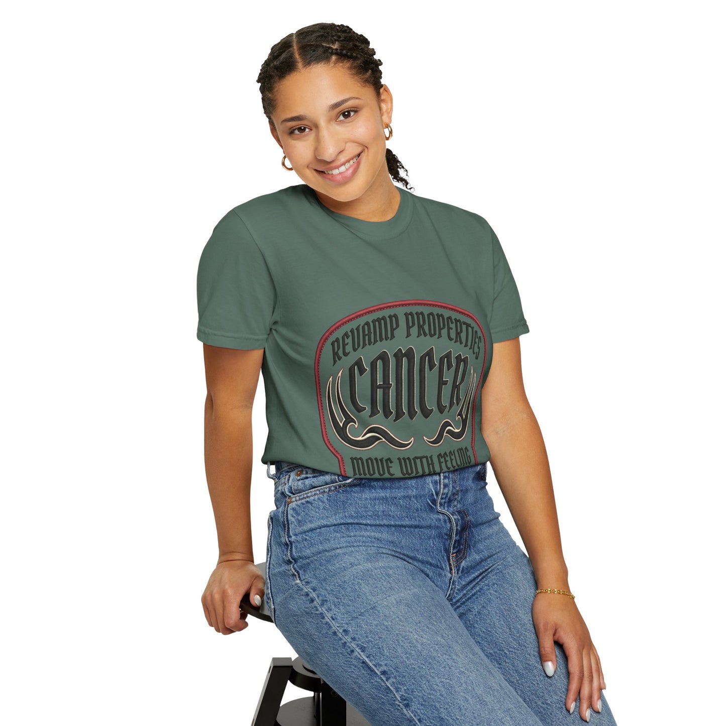 Cancer Zodiac T-Shirt — 'Move With Feeling' Astrology Tee