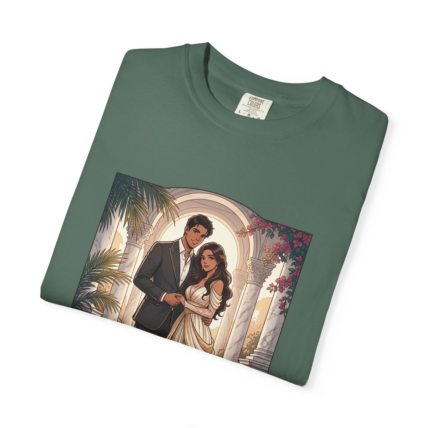 Romantic Vintage Wedding Portrait T-Shirt — "In Every Lifetime, I'd Find You"