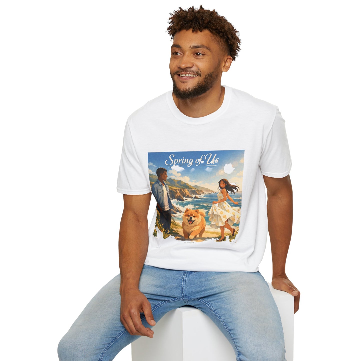 Spring of Us T-Shirt — Romantic Coastal Illustration Tee