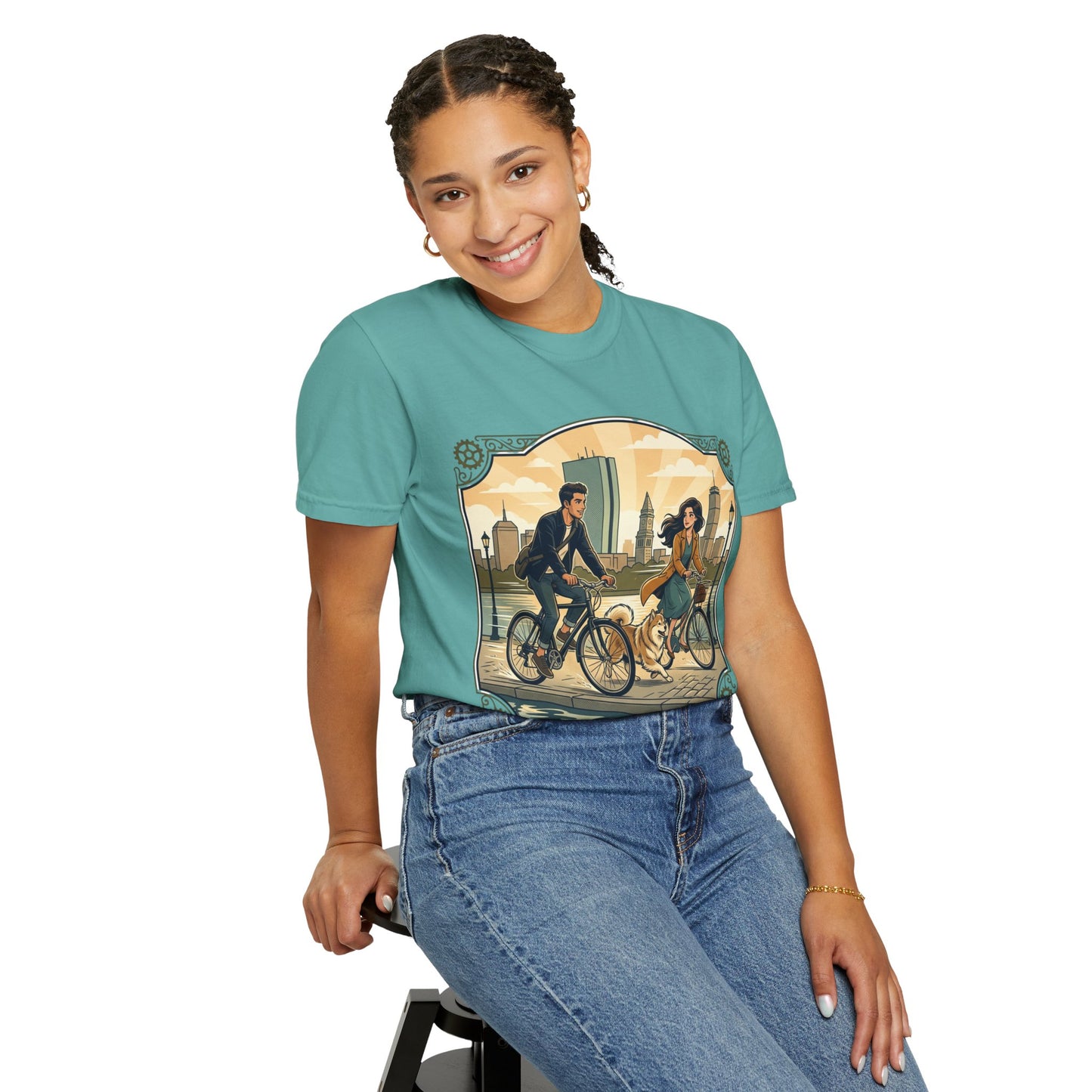 We Ride Together Bicycle Couple T-Shirt