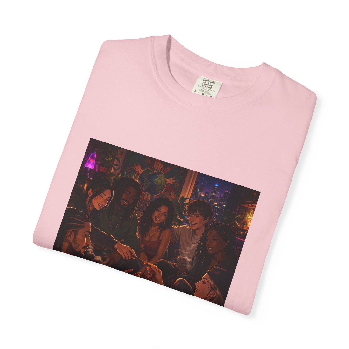 OUR MEMORIES - Vintage Night Party Scene T-Shirt
