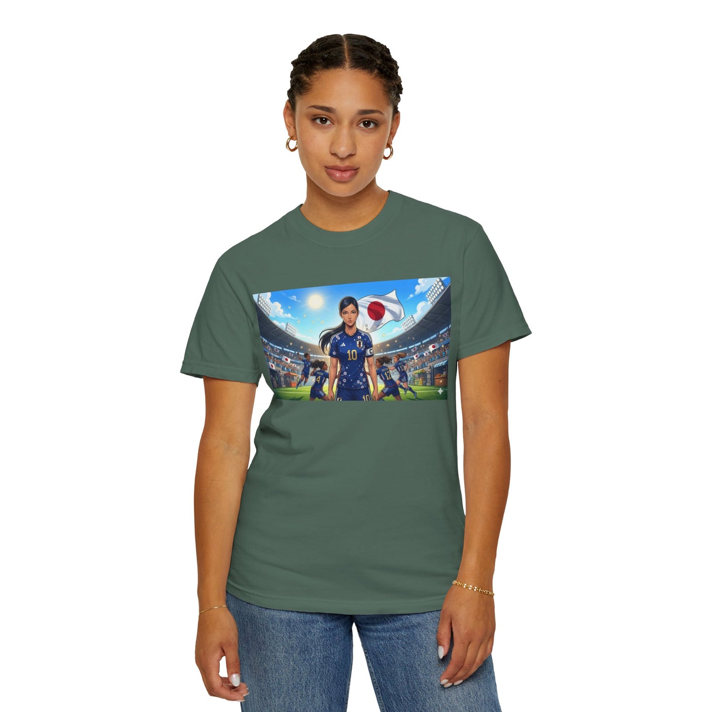 Soccer Player Japan T-Shirt — Japan Flag Soccer Fan Tee