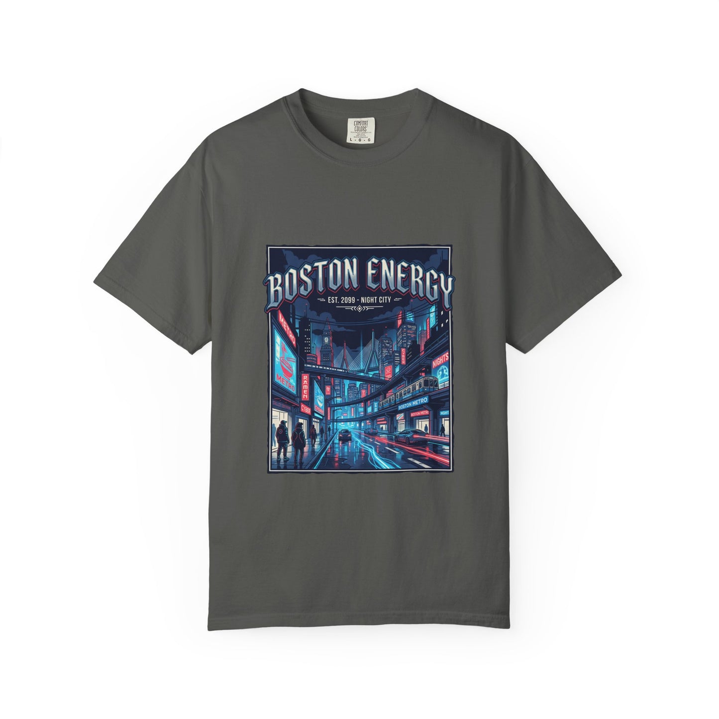 Boston Energy Graphic T-Shirt — Neon City Streetwear