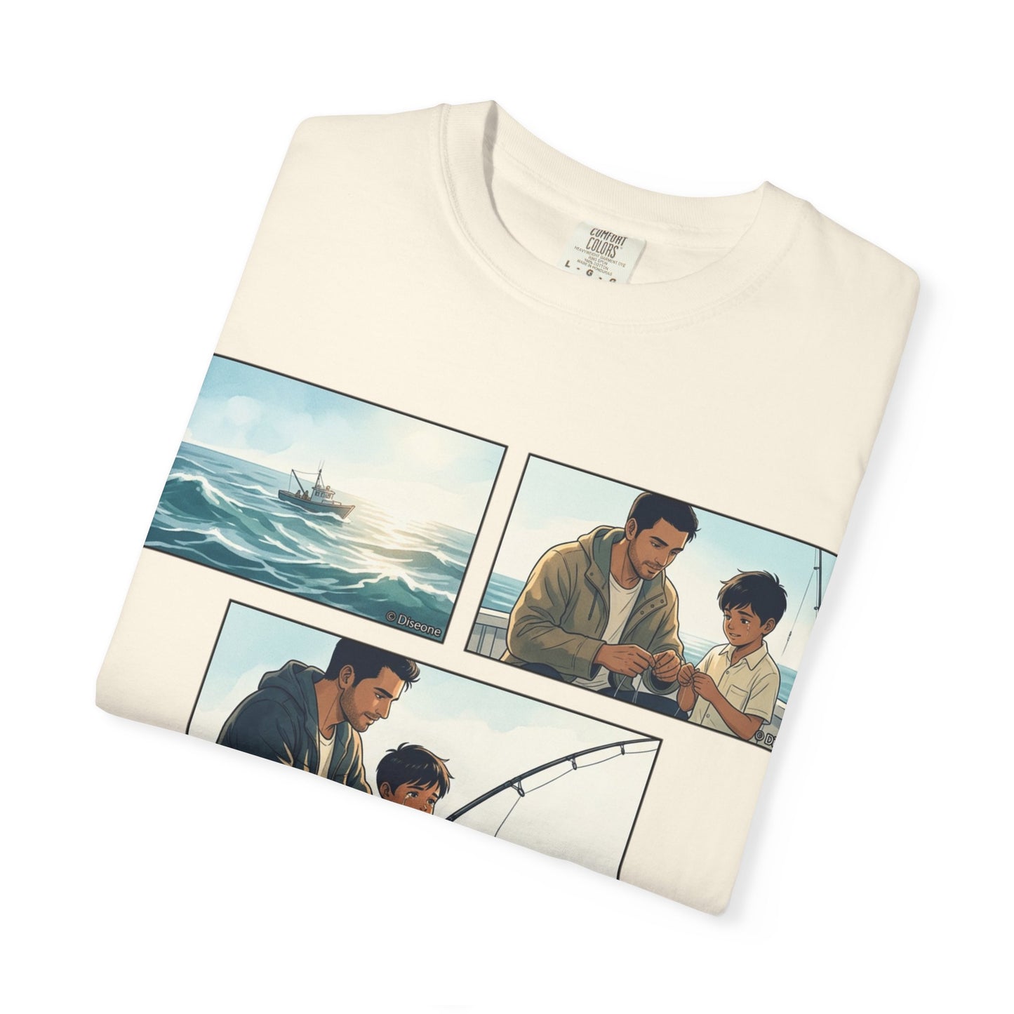 MORNING TIDES” (FATHER & SON EDITION) T-Shirt — Dad & Son Beach Fishing Graphic Tee