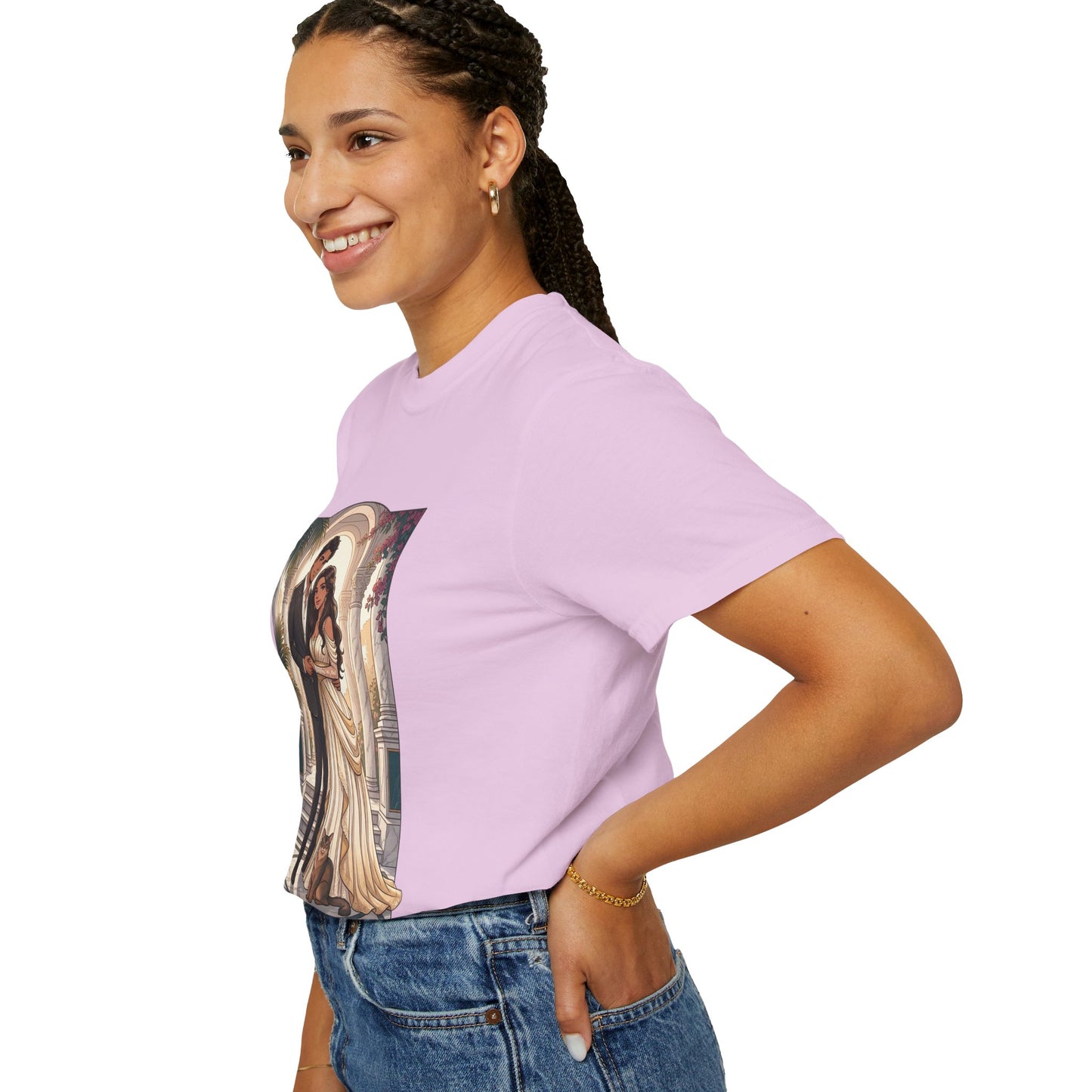 Romantic Vintage Wedding Portrait T-Shirt — "In Every Lifetime, I'd Find You"