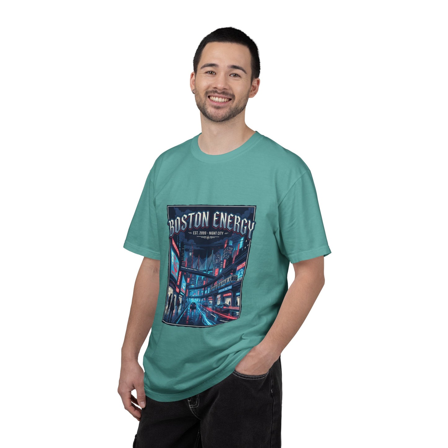 Boston Energy Graphic T-Shirt — Neon City Streetwear