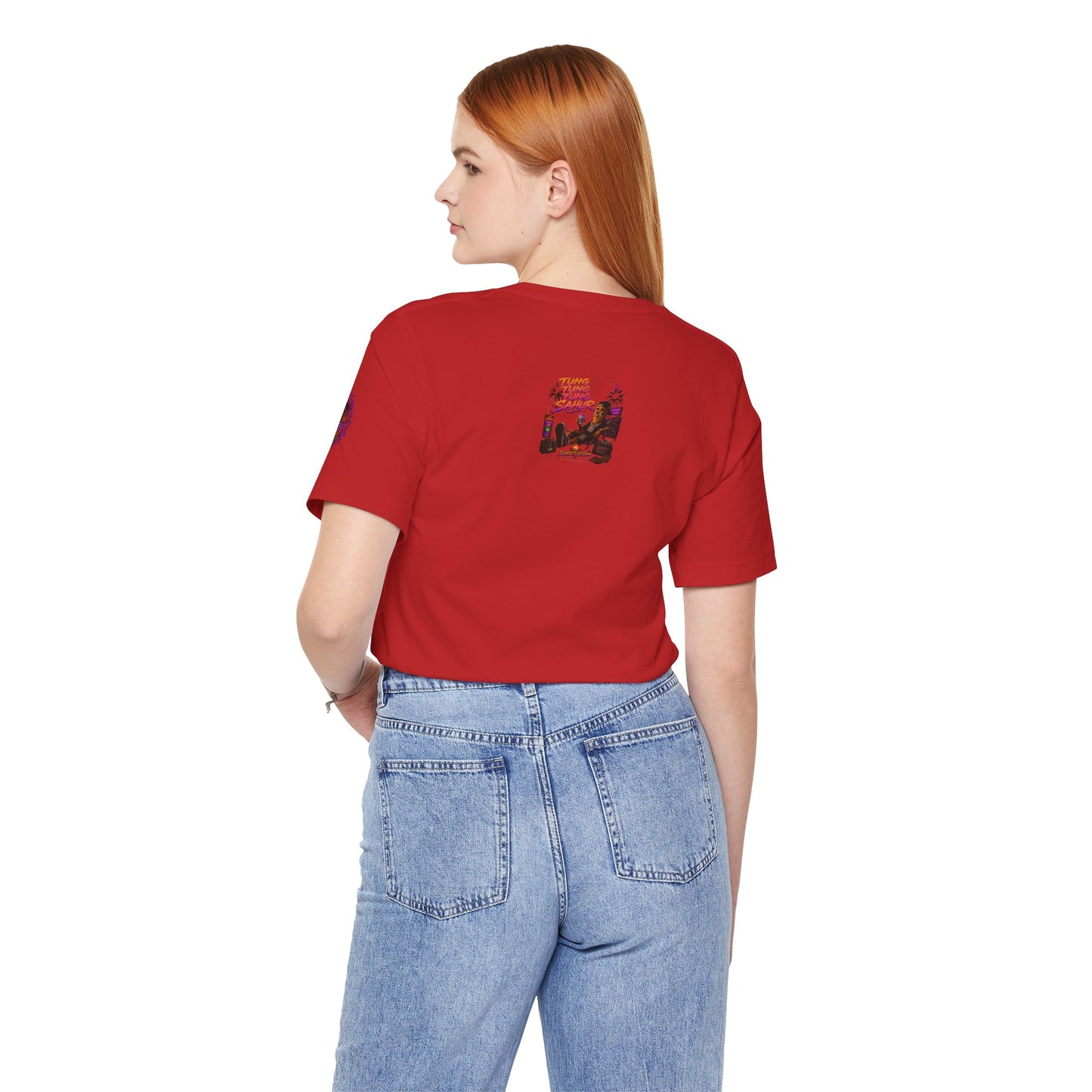 Tung Tung Tung Sahur Laid-Back Nightlife Graphic Tee — "Things Take Time" Urban Cartoon Design