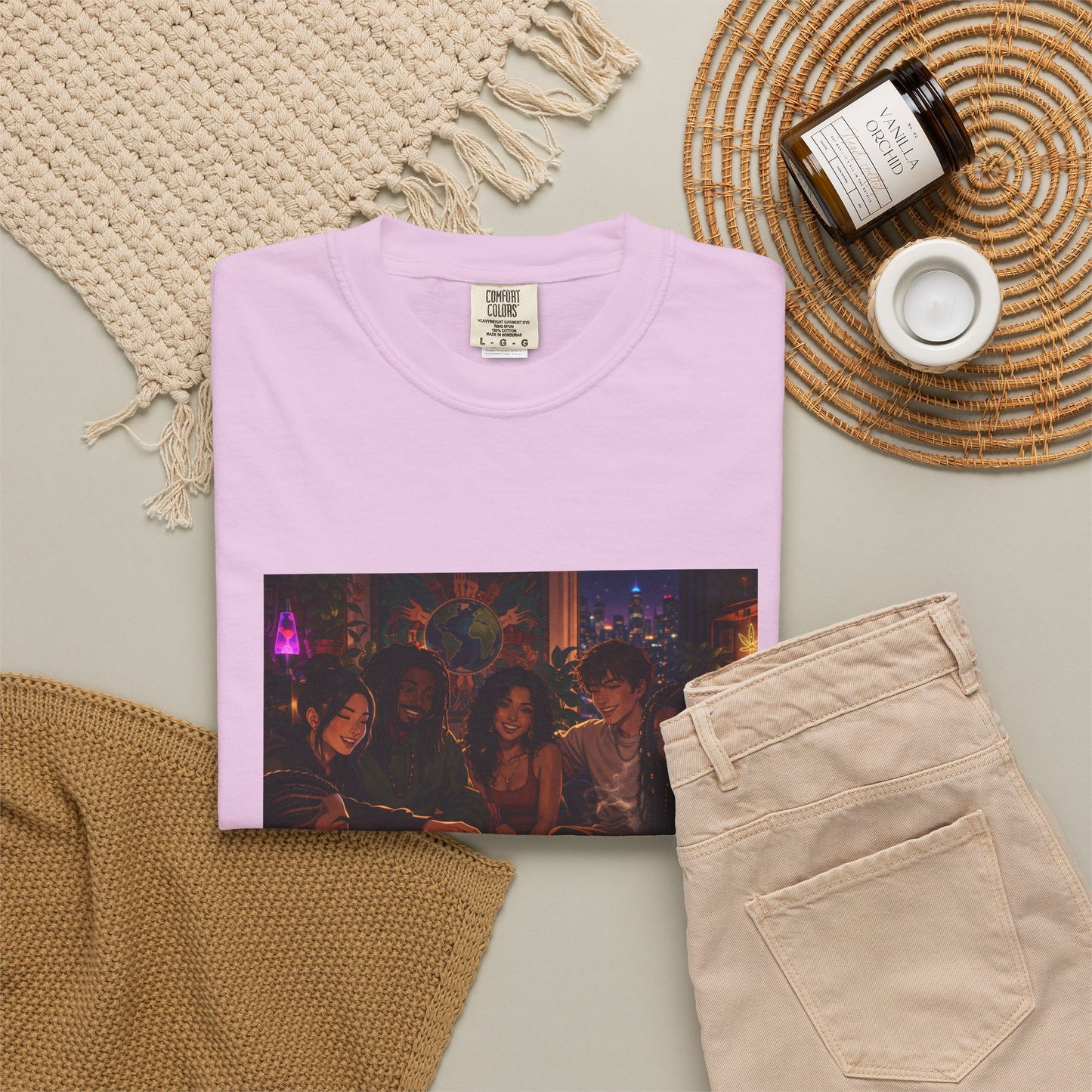 OUR MEMORIES - Vintage Night Party Scene T-Shirt