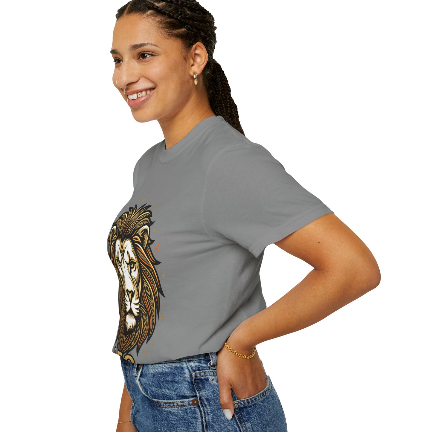 Leo Zodiac Lion T-Shirt — Bold Astrology Graphic Tee