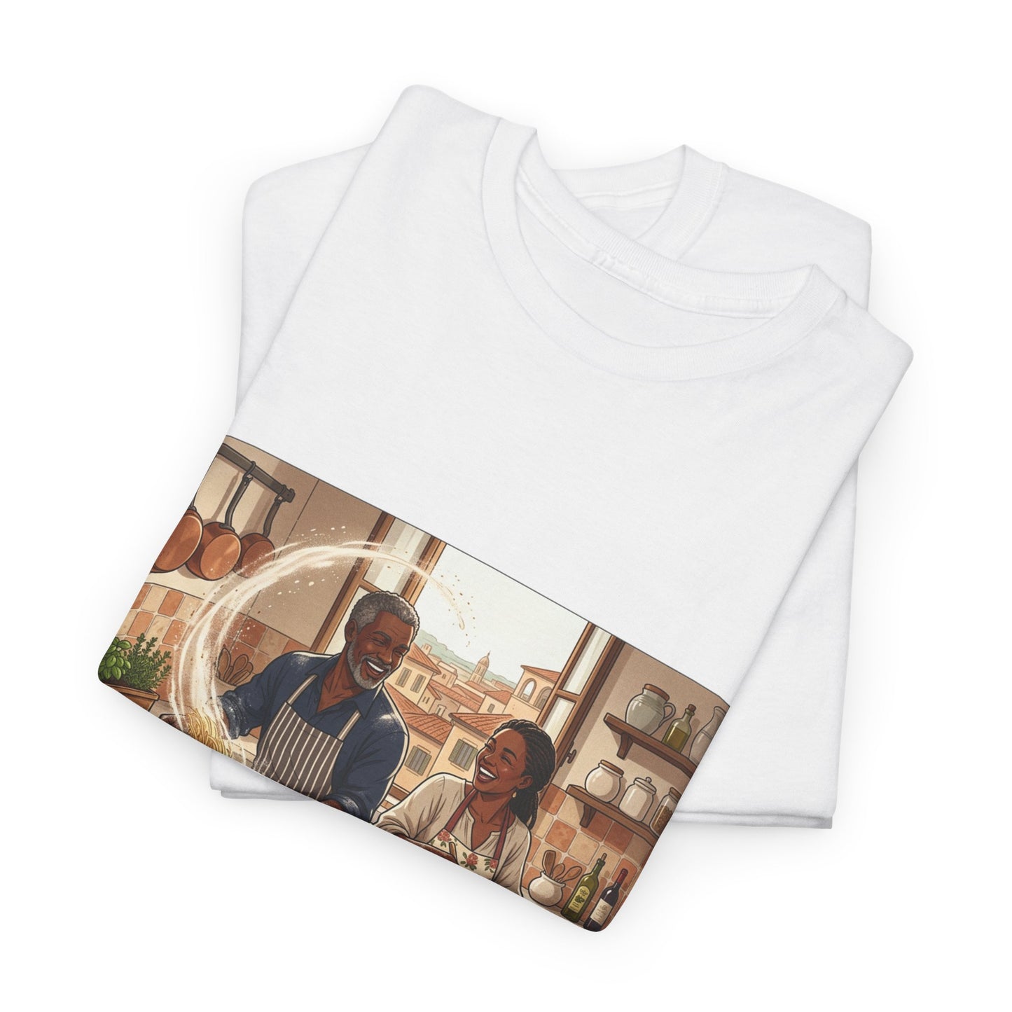 T-Shirt — 'Cooking Disaster — Rome' Illustrated Cooking Tee