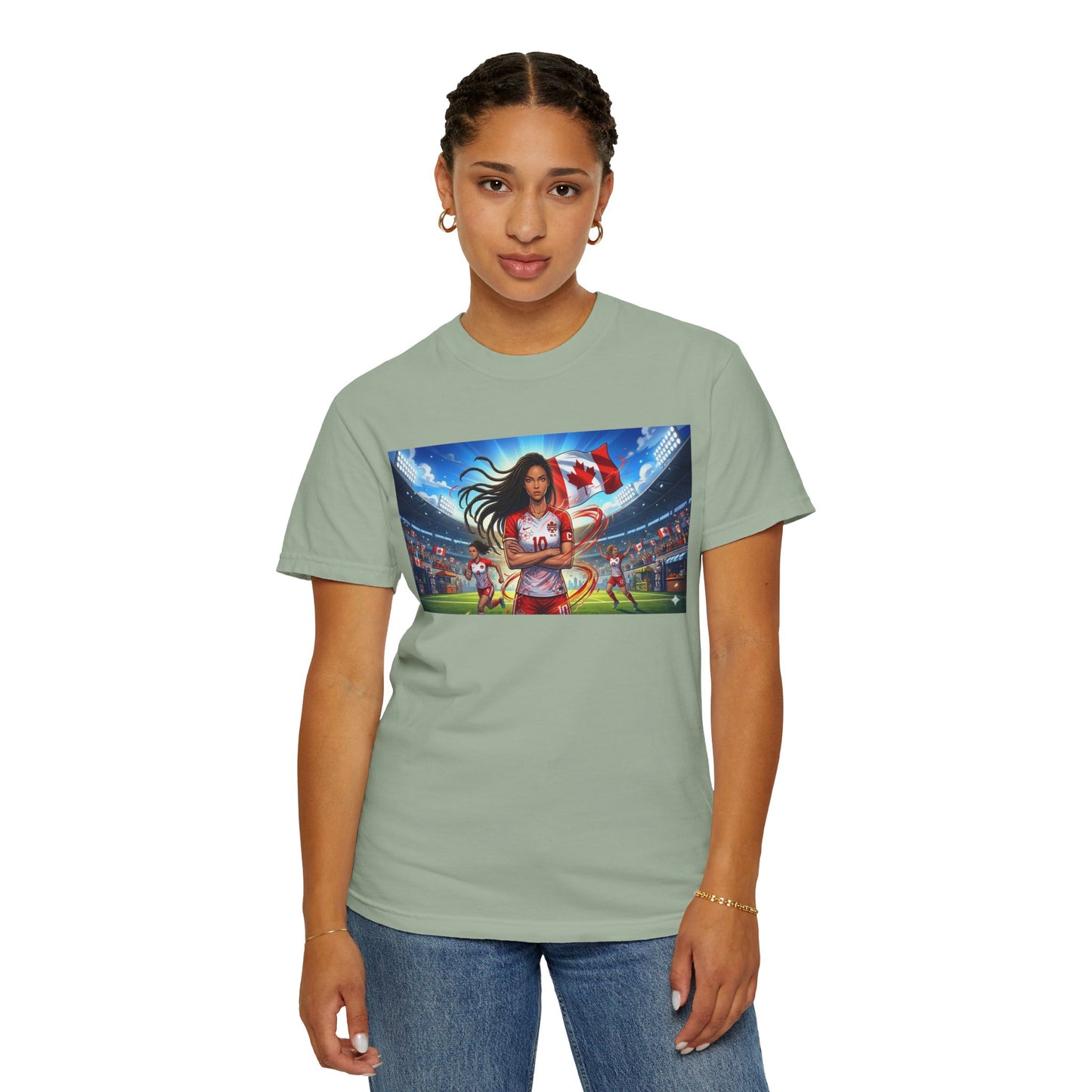 Soccer Star Canada T-Shirt — Women’s Team Jersey Graphic