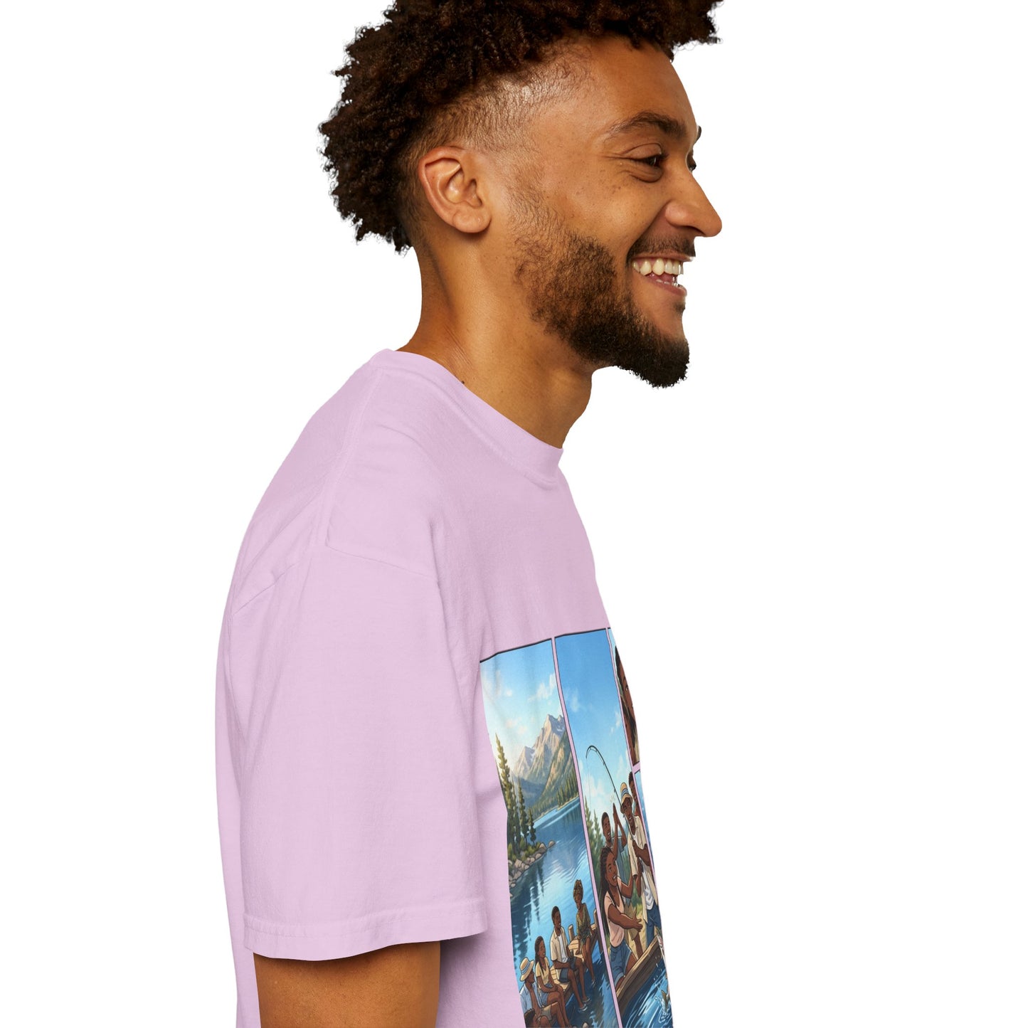 ake Tahoe Fishing Moments T-Shirt — Retro Outdoors Fishing Graphic Tee