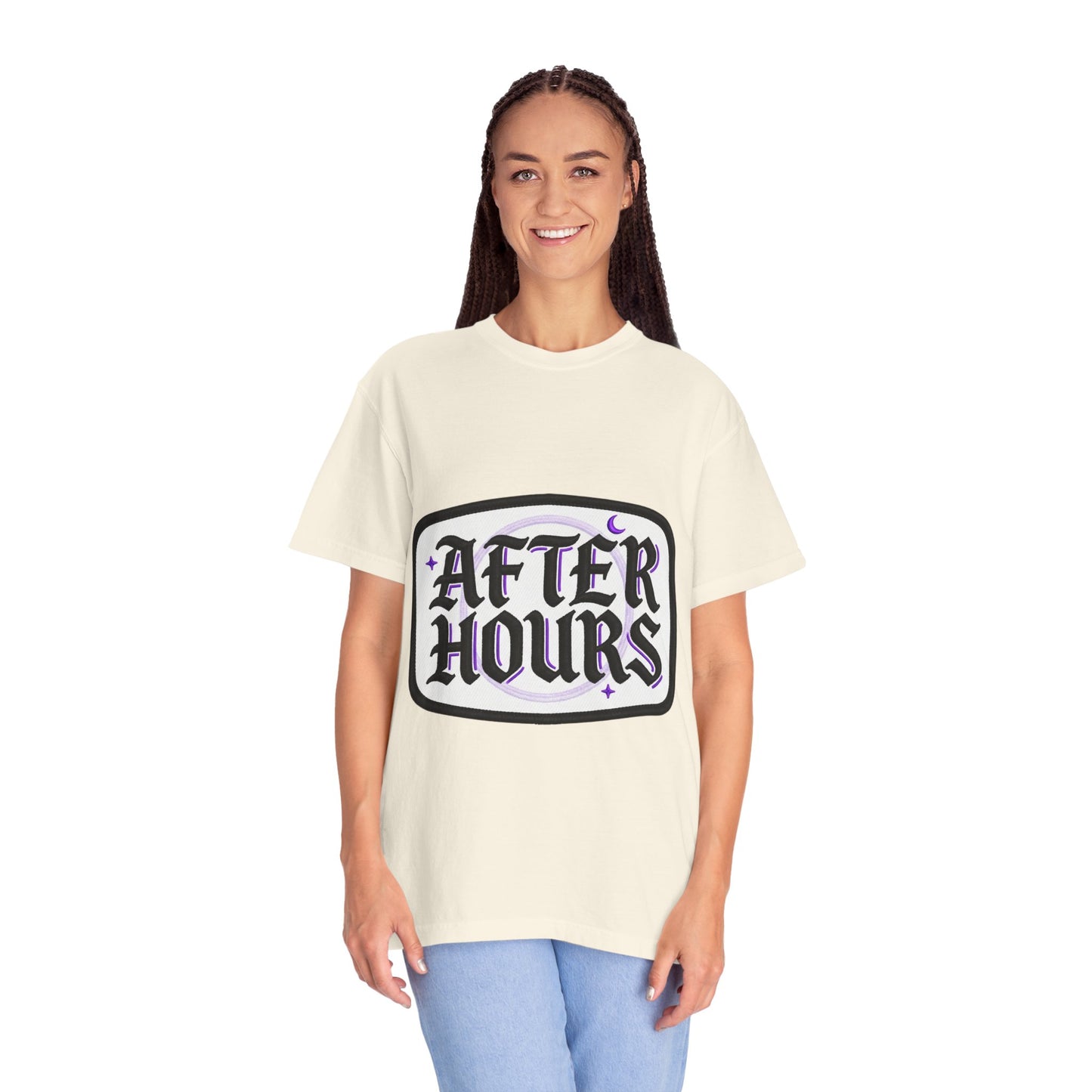 After Hours Graphic T-Shirt — Gothic Moon Lounge Tee