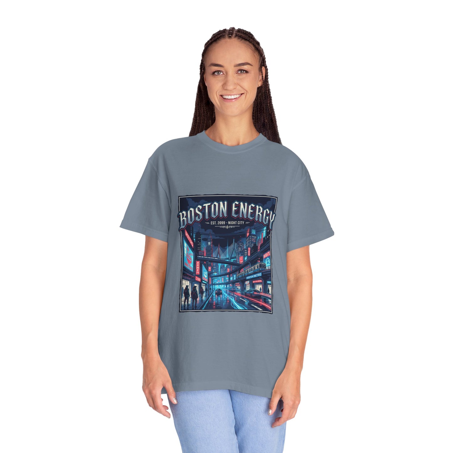Boston Energy Graphic T-Shirt — Neon City Streetwear