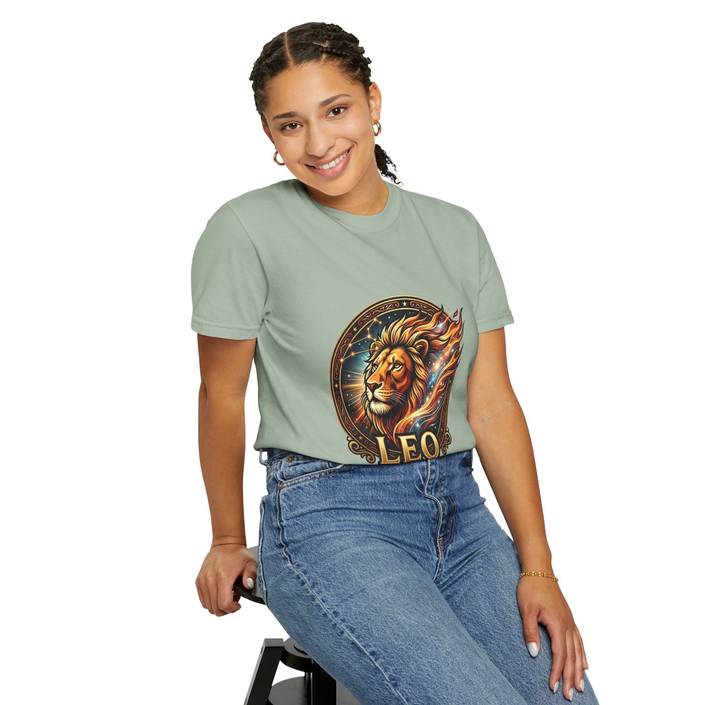 Leo 'Born to Lead' T-Shirt — Bold Zodiac Lion Graphic Tee