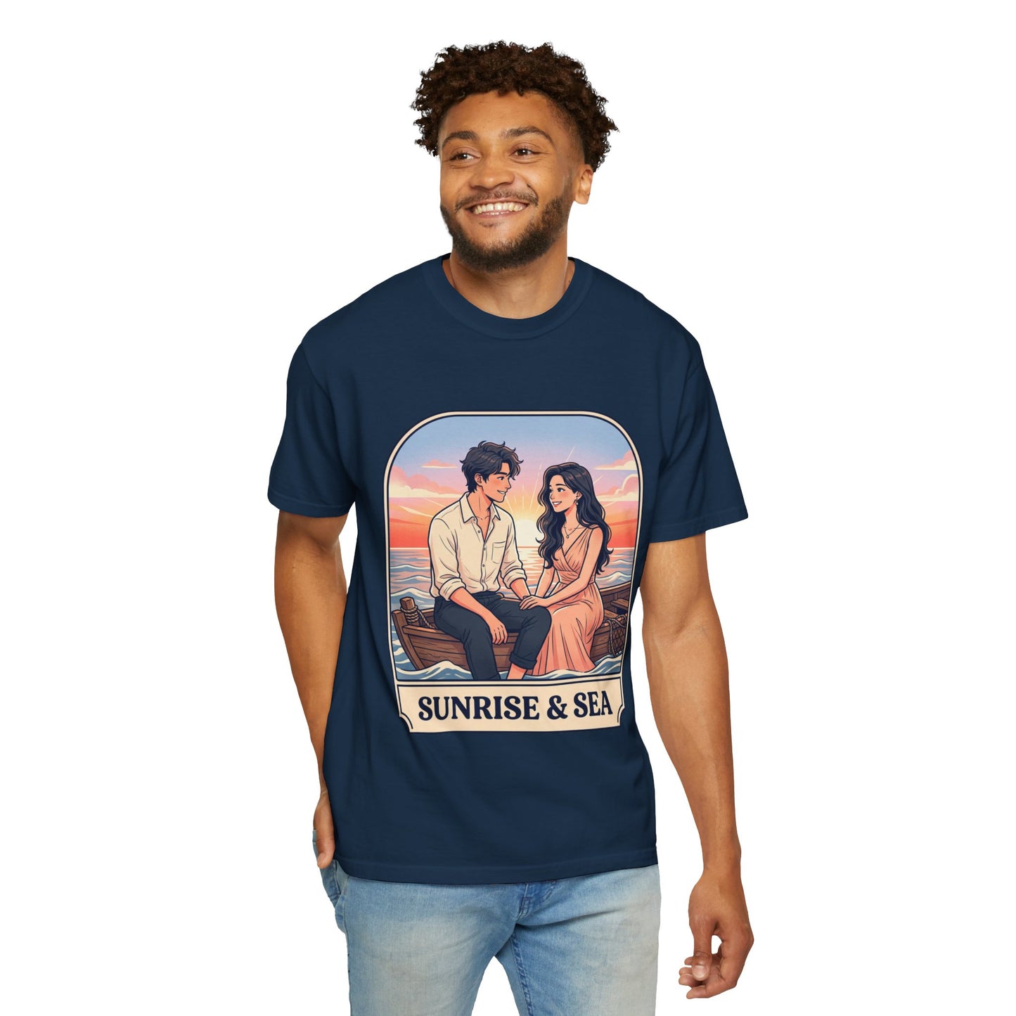 Sunrise & Sea Romantic Beach T-Shirt