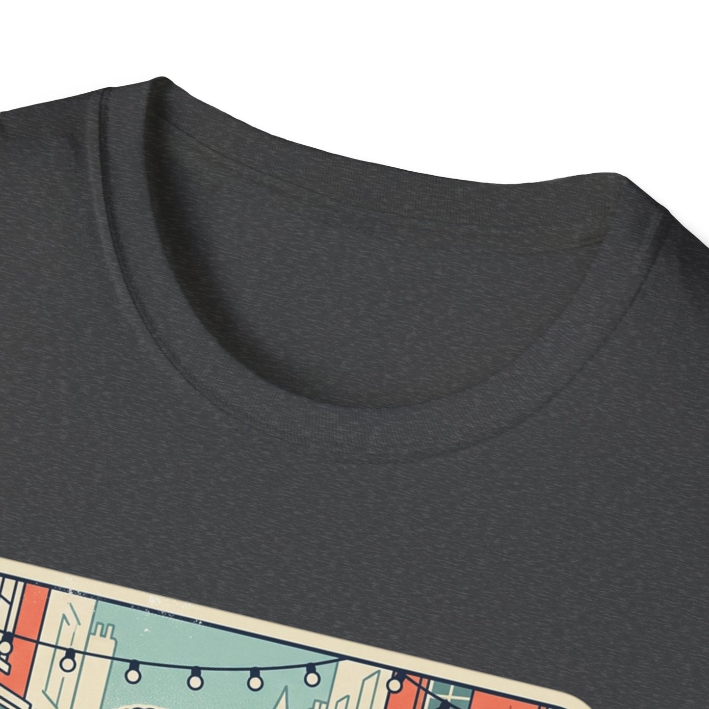 Flower Market Date — London T-Shirt — Retro Couple Floral Market Graphic Tee