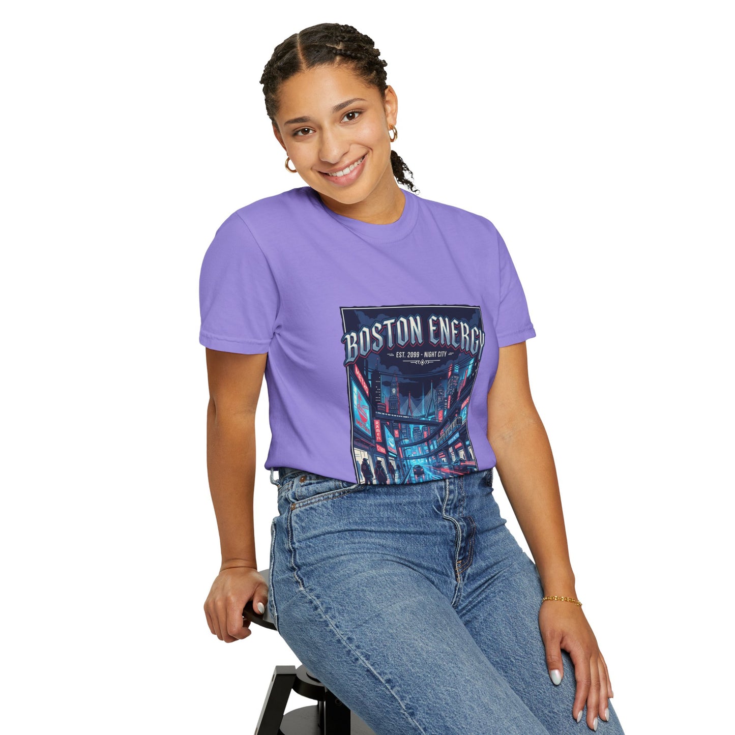 Boston Energy Graphic T-Shirt — Neon City Streetwear