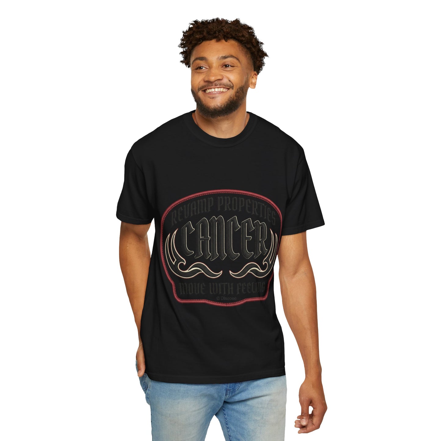 Cancer Zodiac T-Shirt — 'Move With Feeling' Astrology Tee