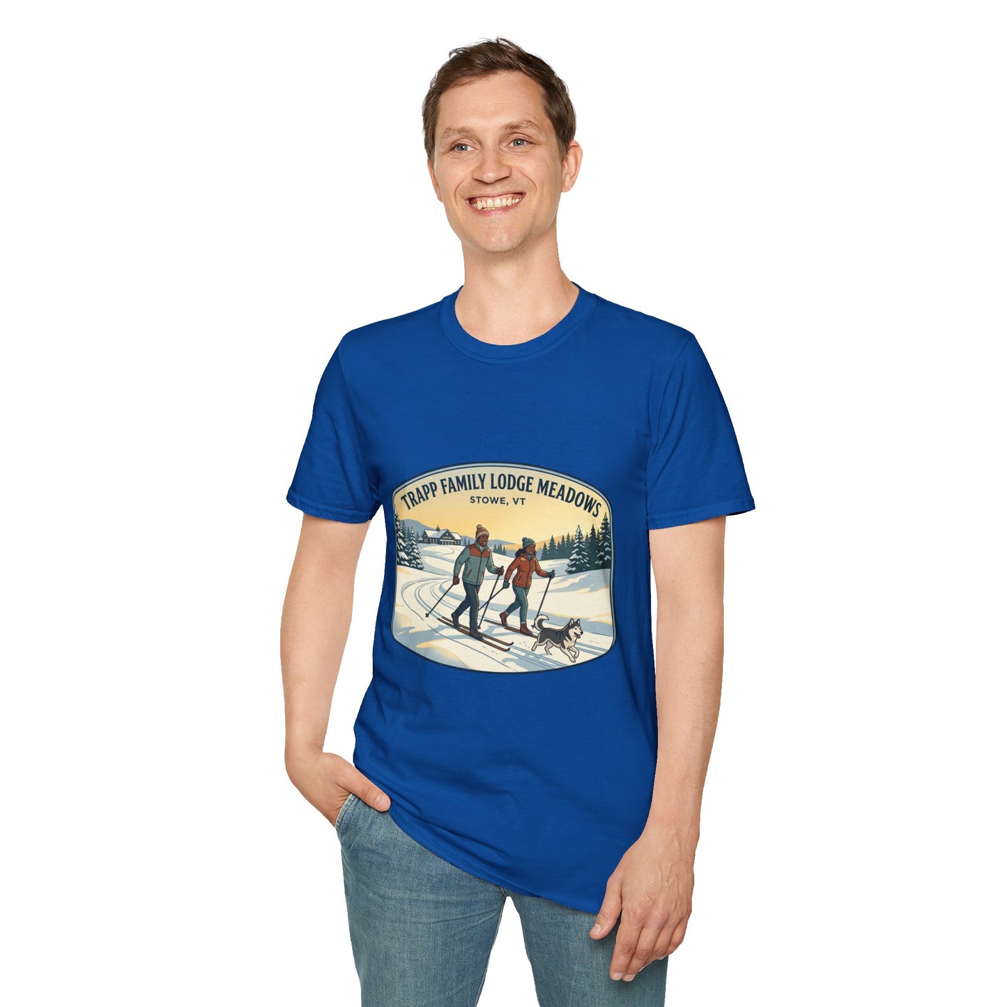 Trapp Family Lodge Meadows Skiing T-Shirt