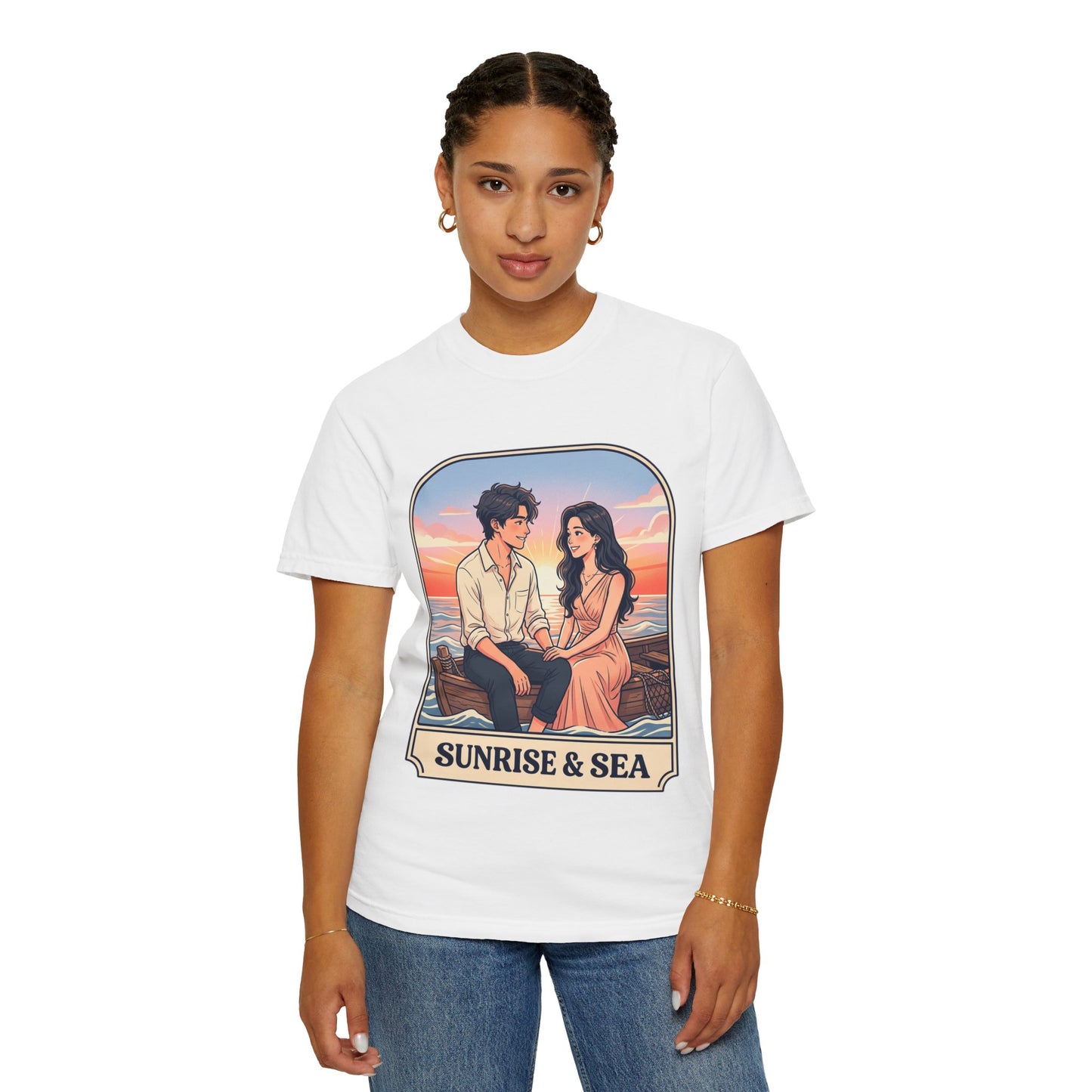 Sunrise & Sea Romantic Beach T-Shirt
