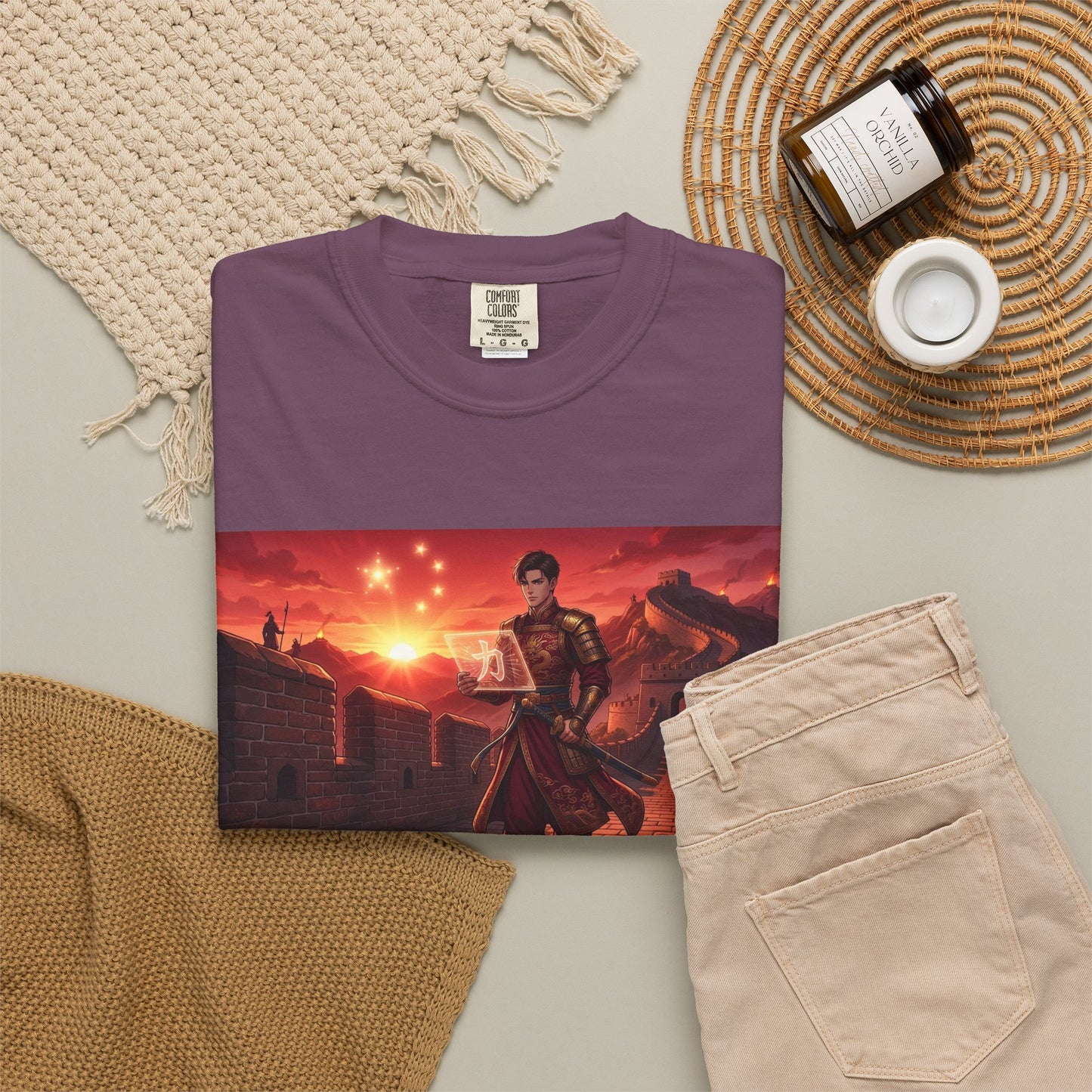 Scout Regiment Sunset T-Shirt — Anime Military Wall Scene