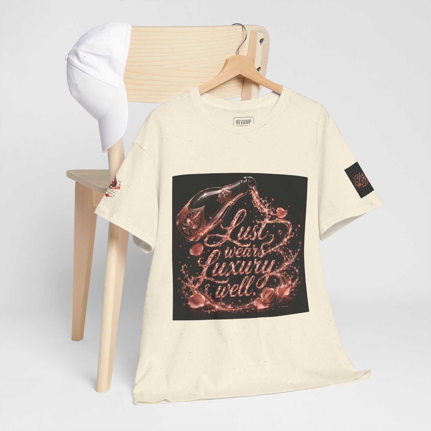 Lust Treats Luxury Well T-Shirt – Vintage Script Graphic Tee