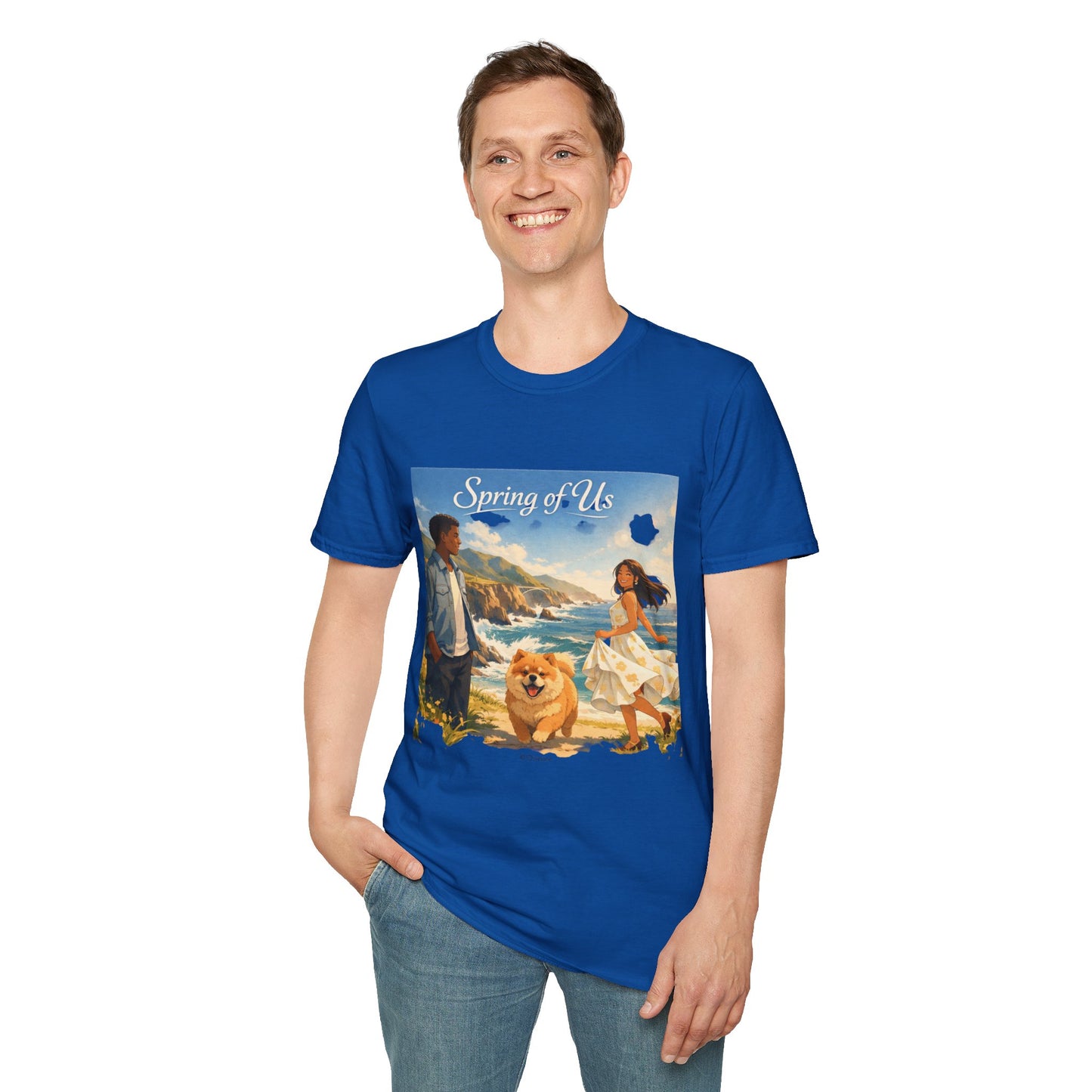 Spring of Us T-Shirt — Romantic Coastal Illustration Tee