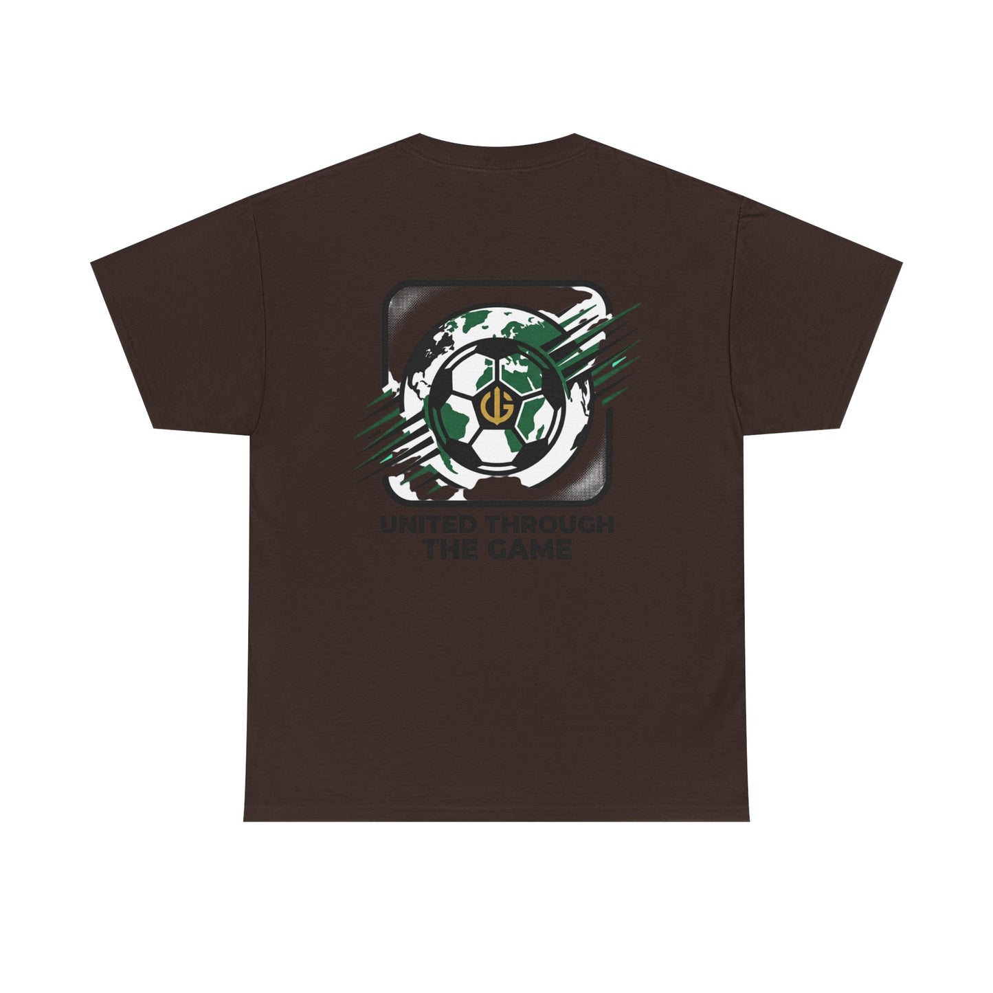 Soccer T-Shirt — "United Through the Game" Graphic Tee