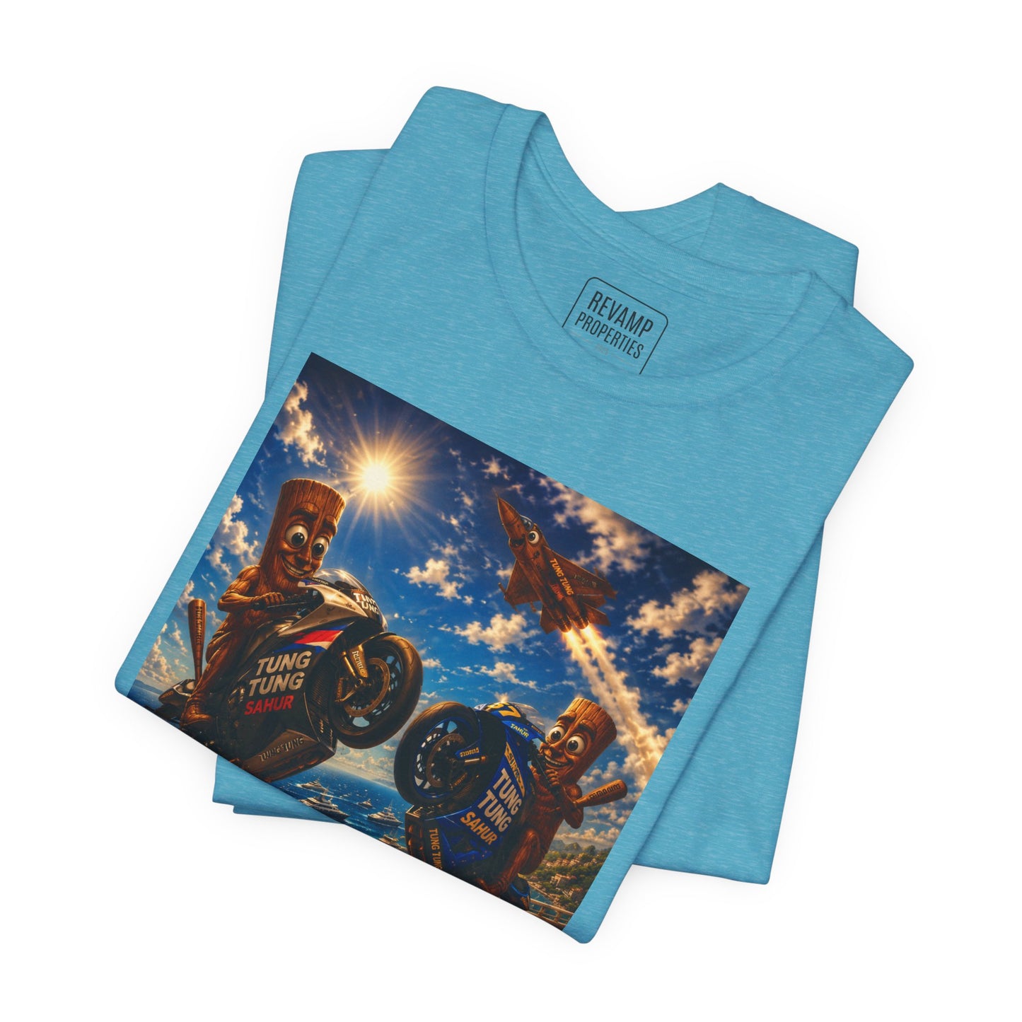 Motorcycle Stunt Tee — Sahara Riders Graphic T-Shirt