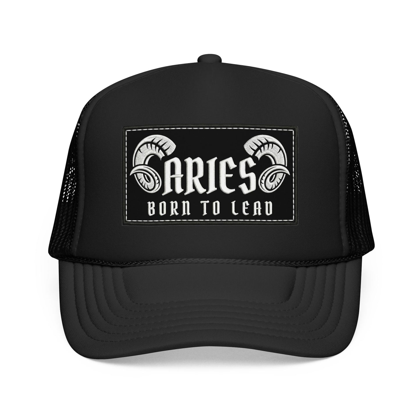 Trucker Hat - Aries 'Born to Lead' Zodiac Cap