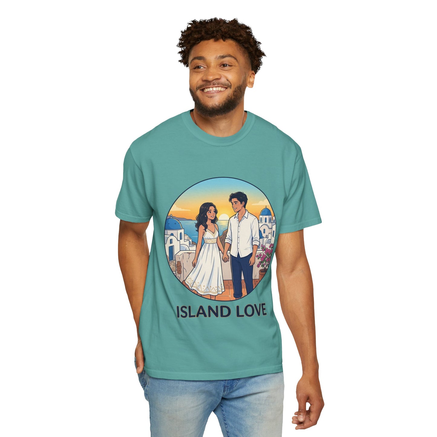 Island Love T-Shirt — Romantic Couples Vacation Tee