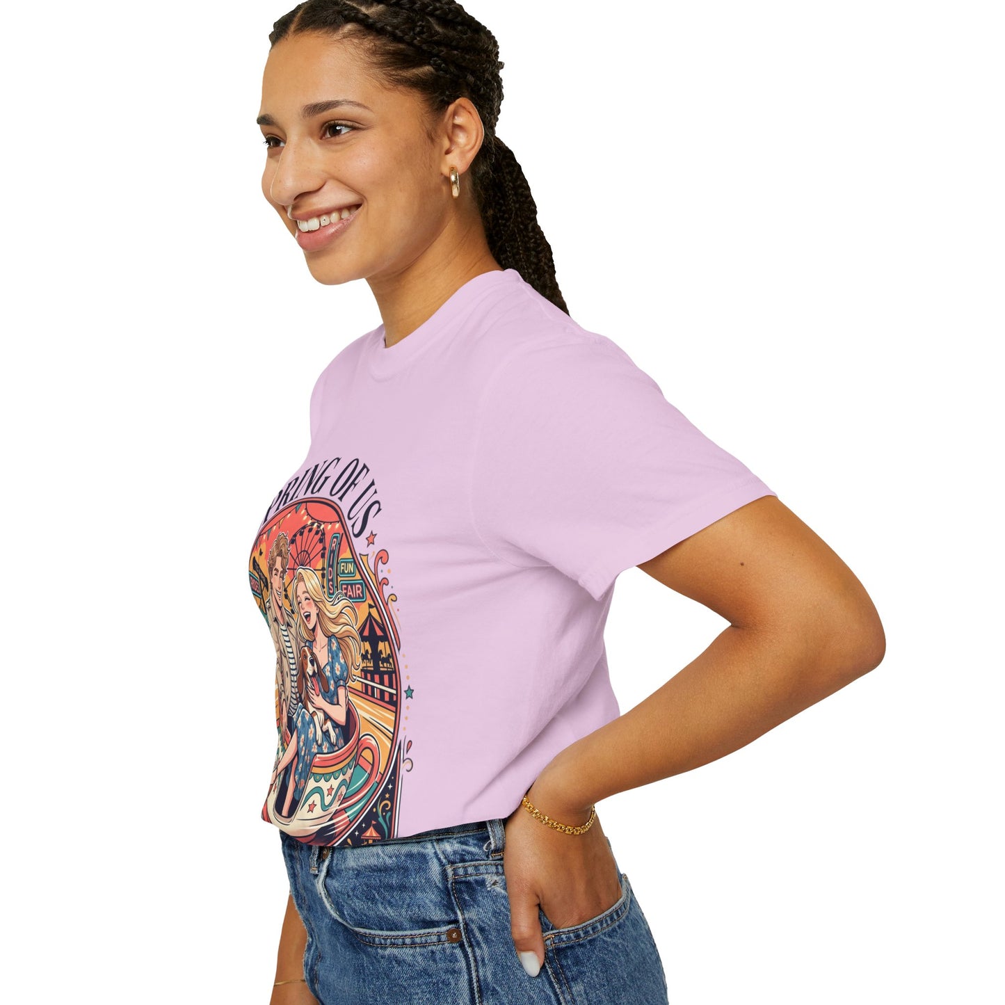 Spring of Us T-Shirt — Retro Carnival Couple Tee (Spring Festival Concert)