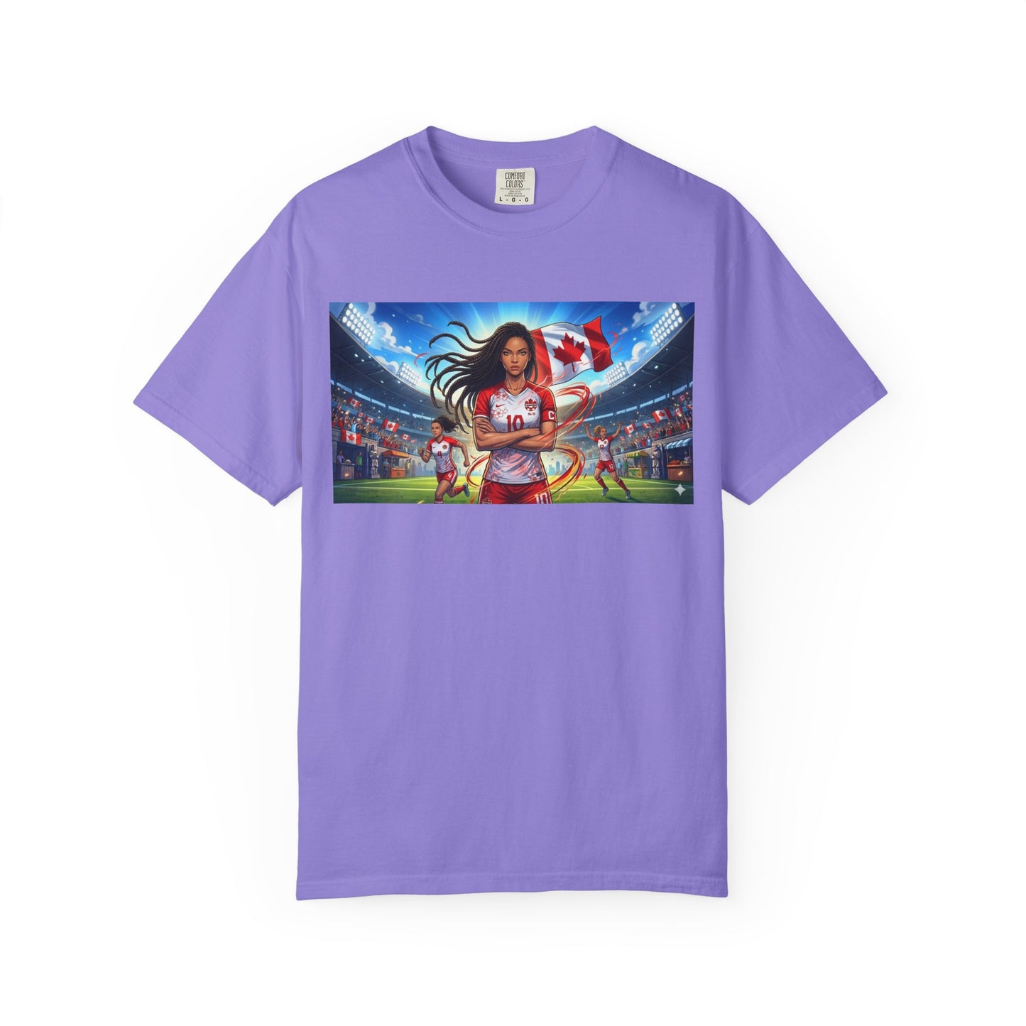 Soccer Star Canada T-Shirt — Women’s Team Jersey Graphic