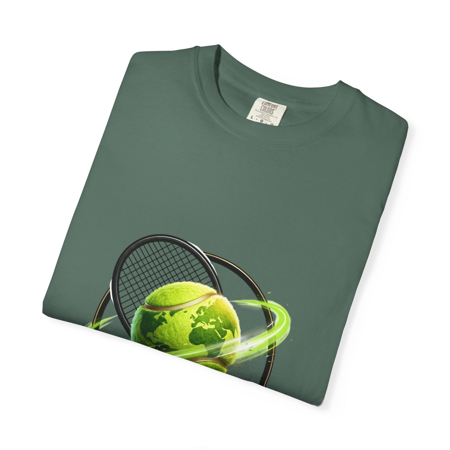 Tennis Globe T‑Shirt — "United Through the Game" Sports Tee