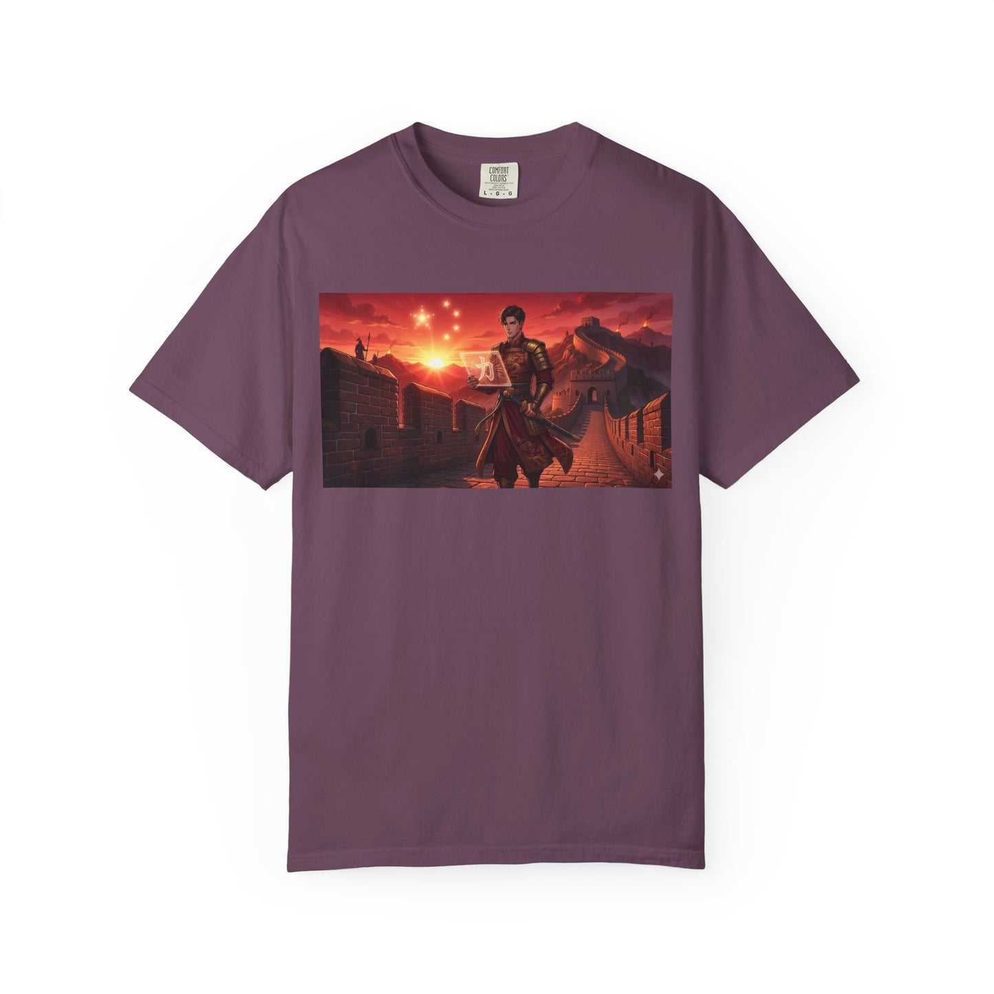 Scout Regiment Sunset T-Shirt — Anime Military Wall Scene
