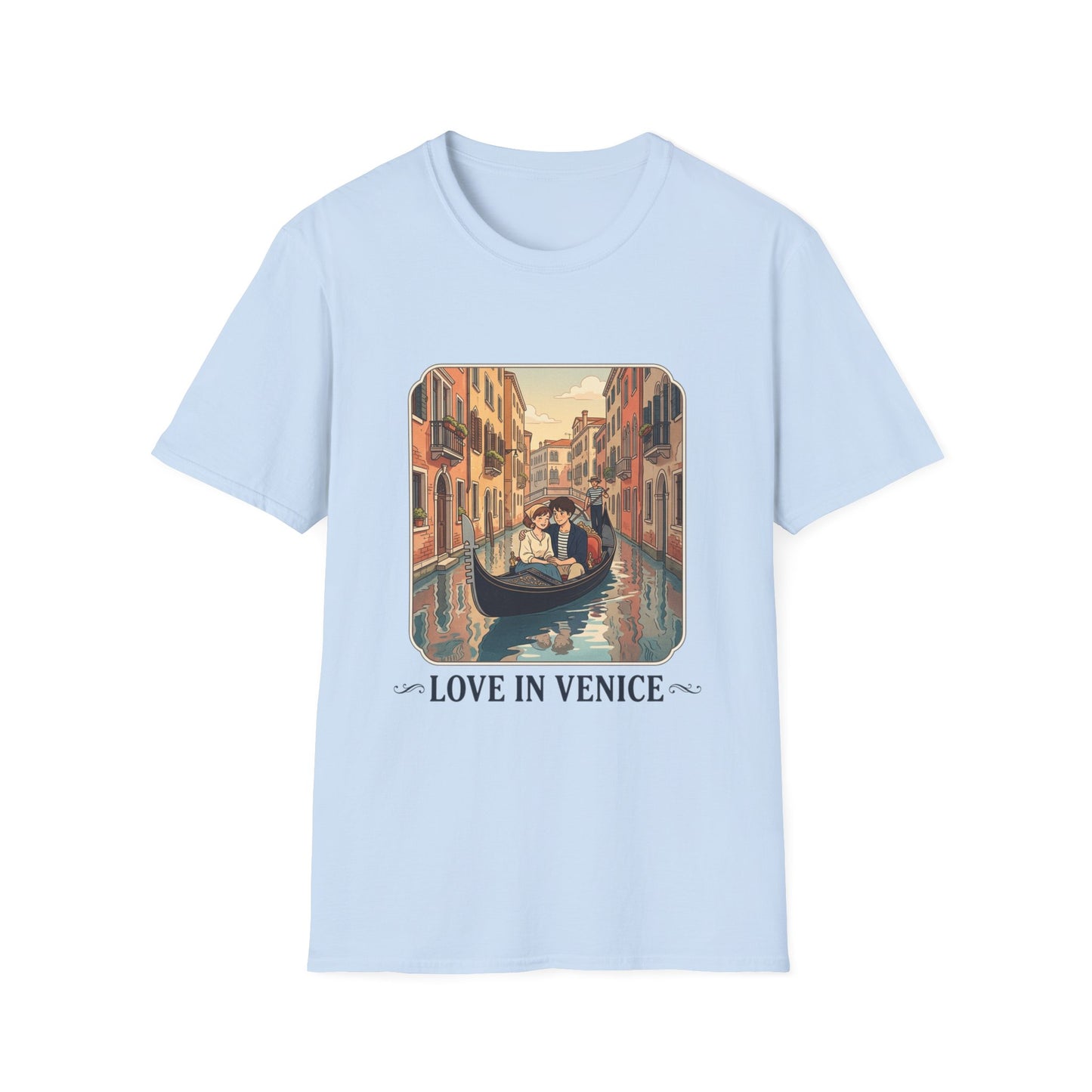 T-Shirt — Love in Venice Gondola Romantic Travel Tee