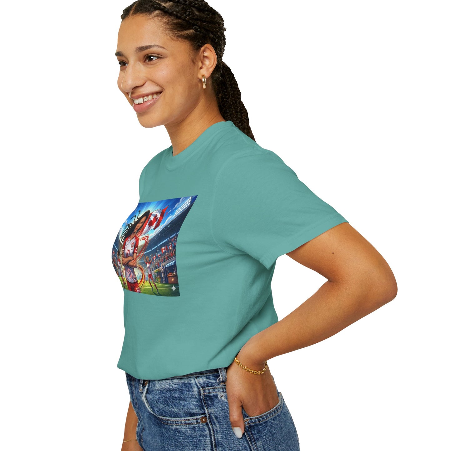 Soccer Star Canada T-Shirt — Women’s Team Jersey Graphic