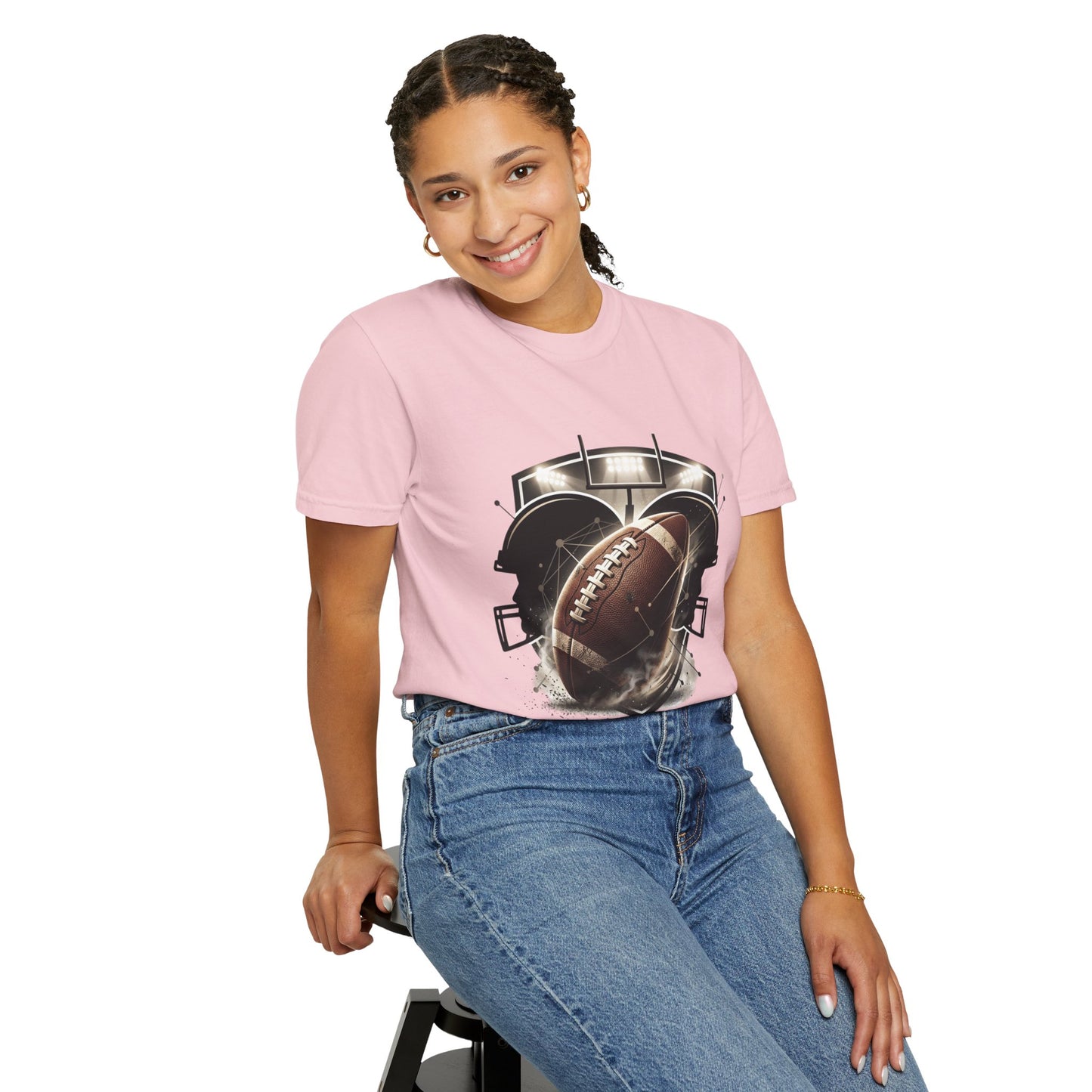 Football T-Shirt — "United Through the Game" Team Spirit Tee