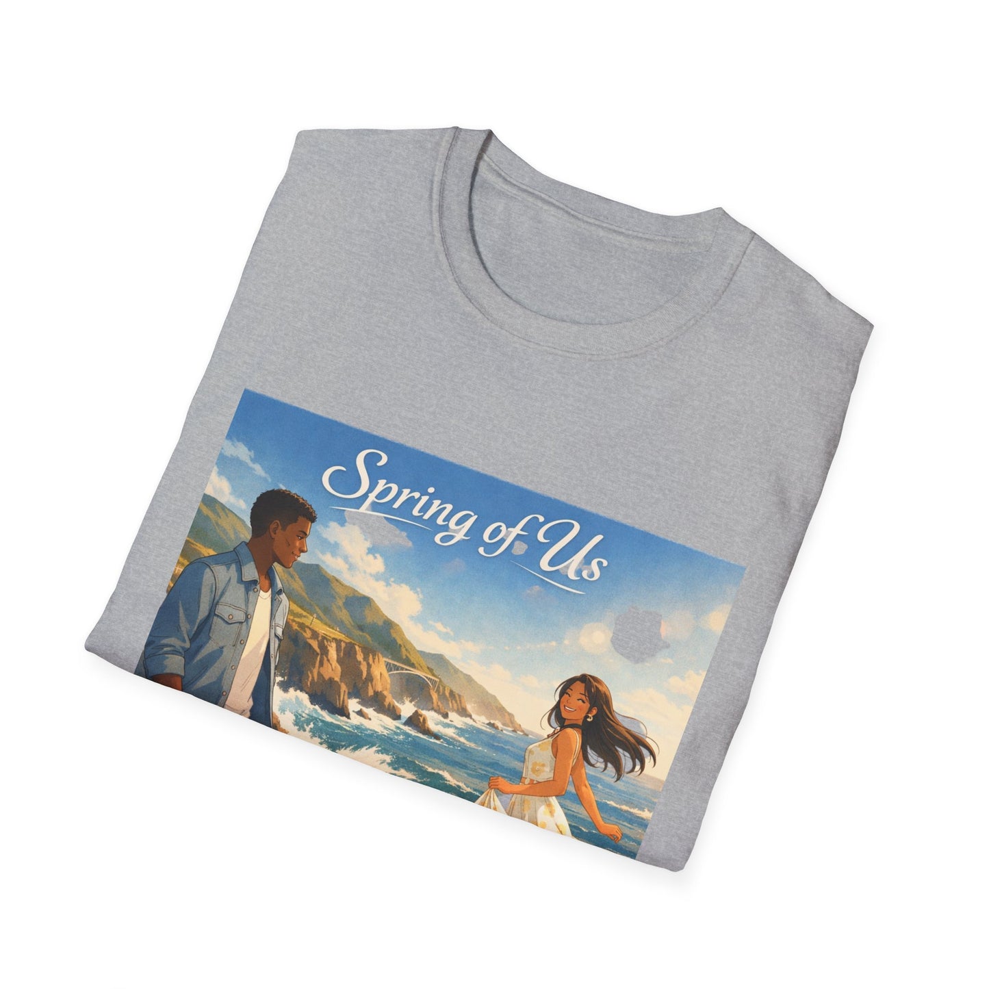Spring of Us T-Shirt — Romantic Coastal Illustration Tee
