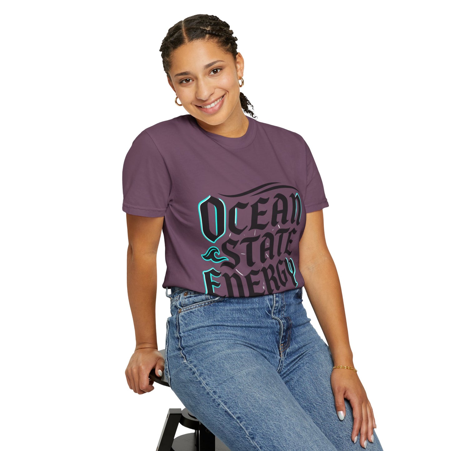 Ocean State Energy T-Shirt — Nautical Script Graphic Tee