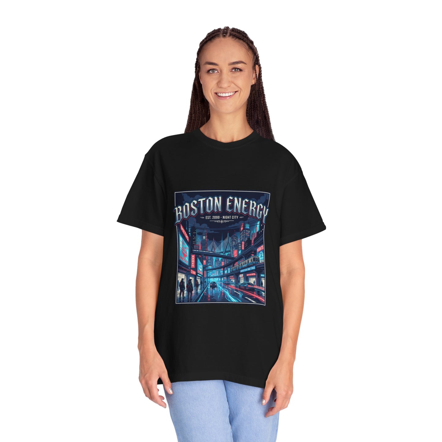 Boston Energy Graphic T-Shirt — Neon City Streetwear