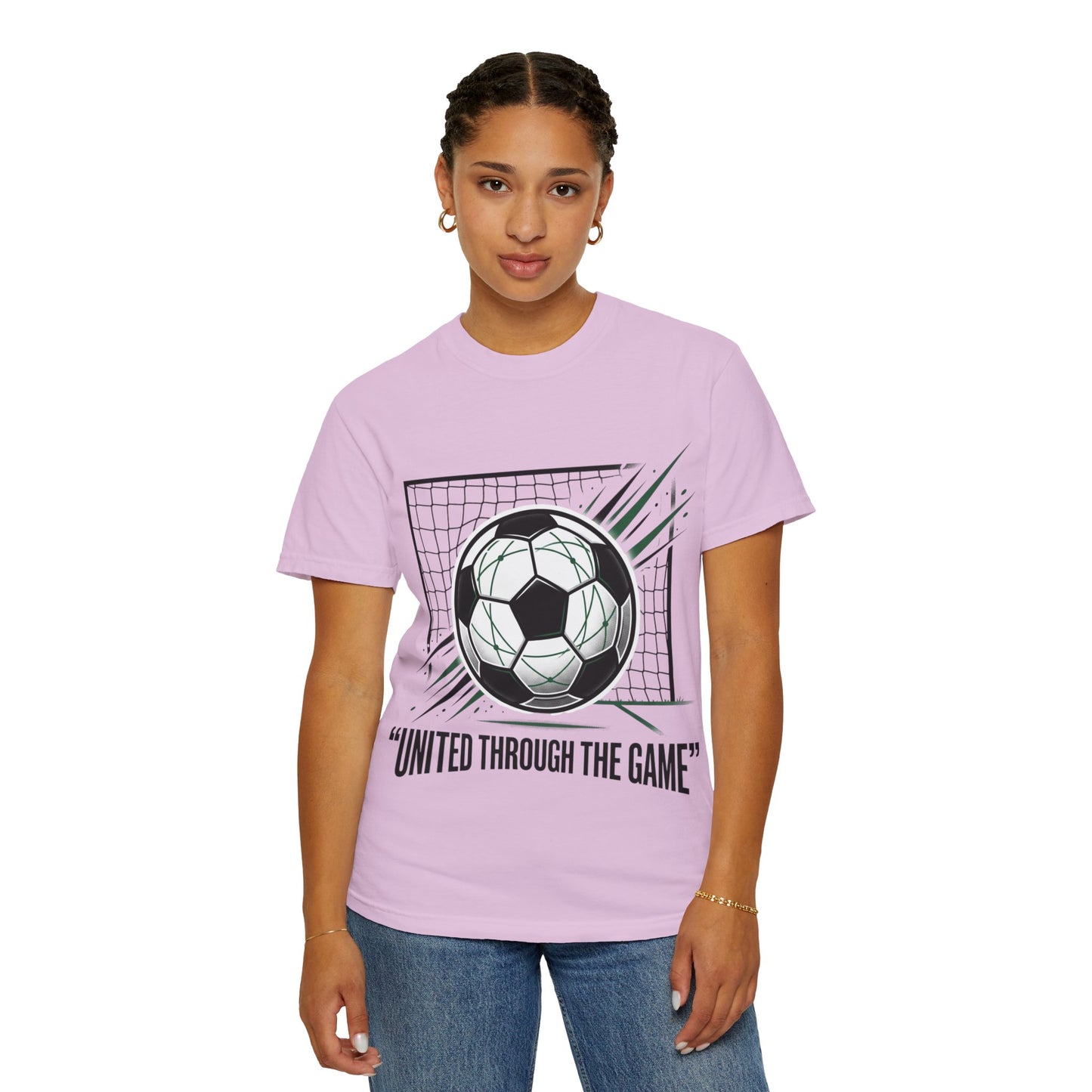 Soccer Graphic T-Shirt — "United Through The Game"
